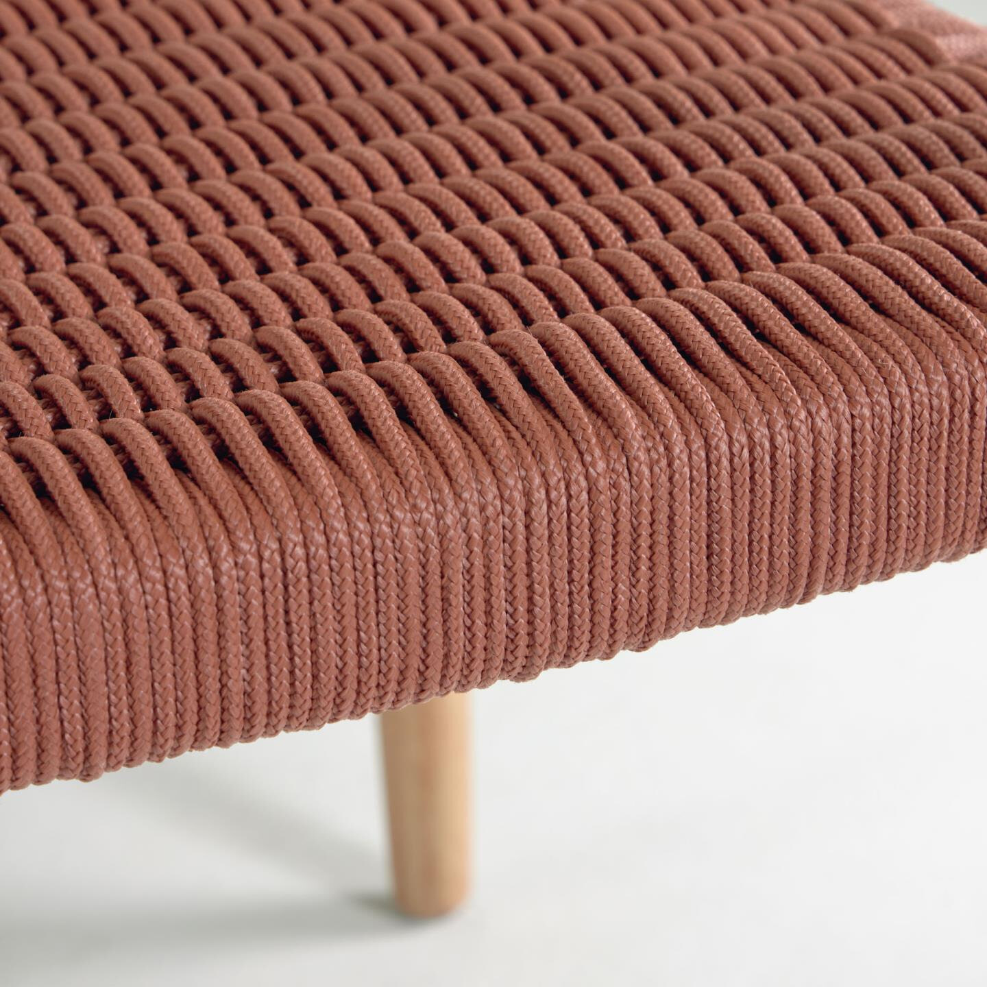 Kave Home Tuin / Eetkamerstoel 'Nina', kleur Terracotta