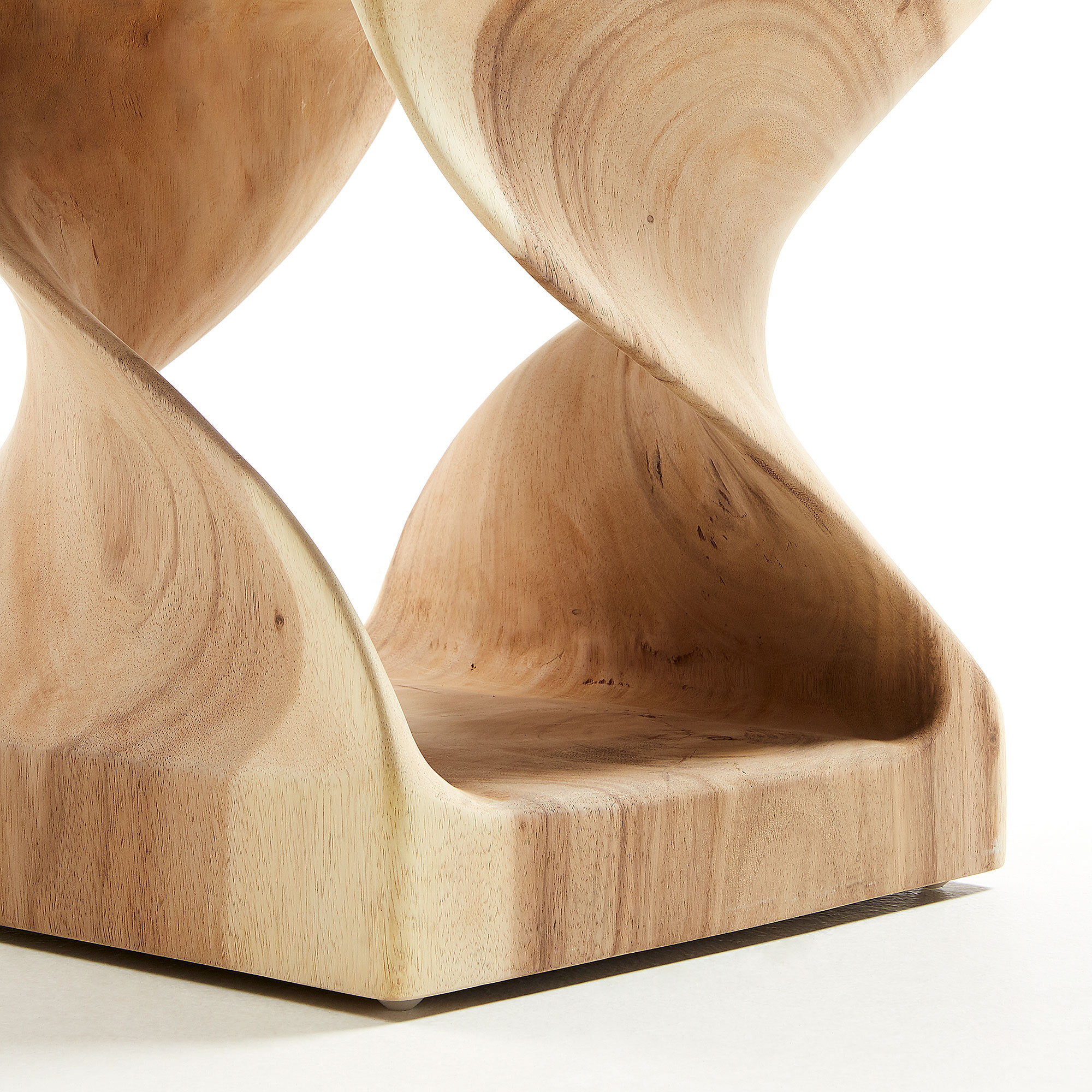 Kave Home Bijzettafel 'Hakon' 30cm, met open binnenkant