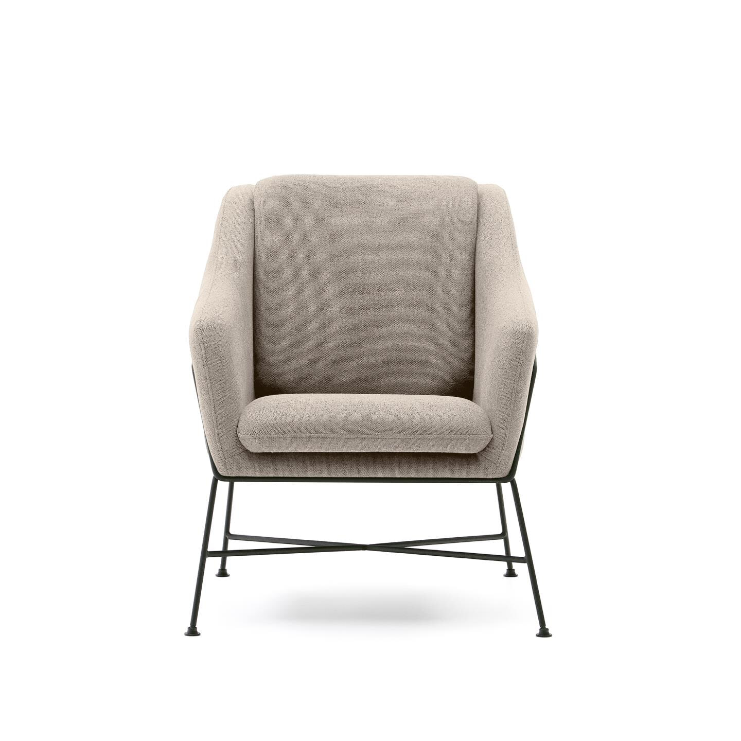 Kave Home Fauteuil 'Brida' kleur Beige