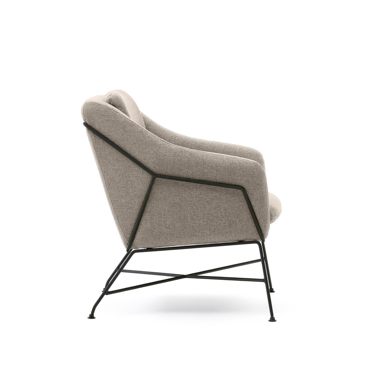Kave Home Fauteuil 'Brida' kleur Beige