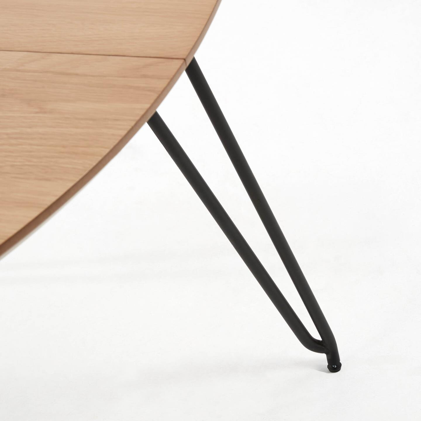 Kave Home Uitschuifbare Ronde Eettafel 'Novac' Ø120 x 120 - 200cm