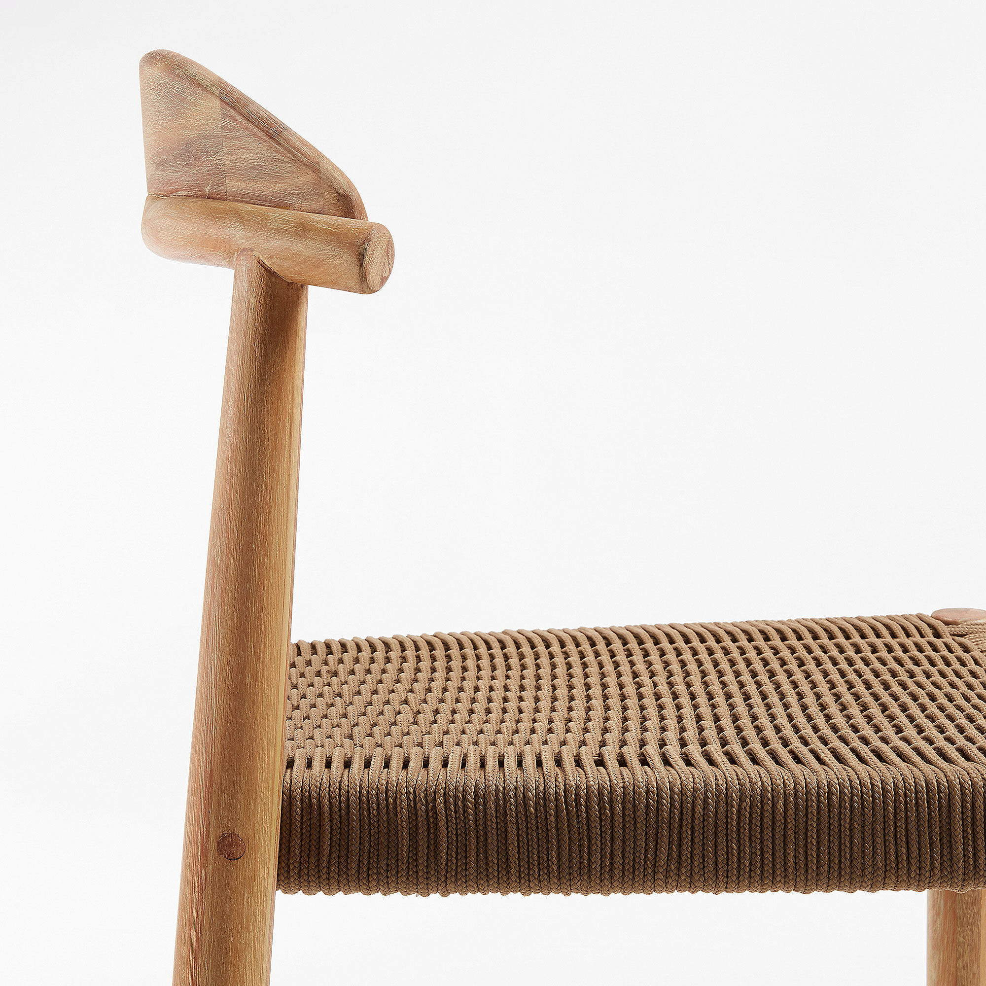 Kave Home Barkruk 'Nina' kleur Beige (zithoogte 76cm)