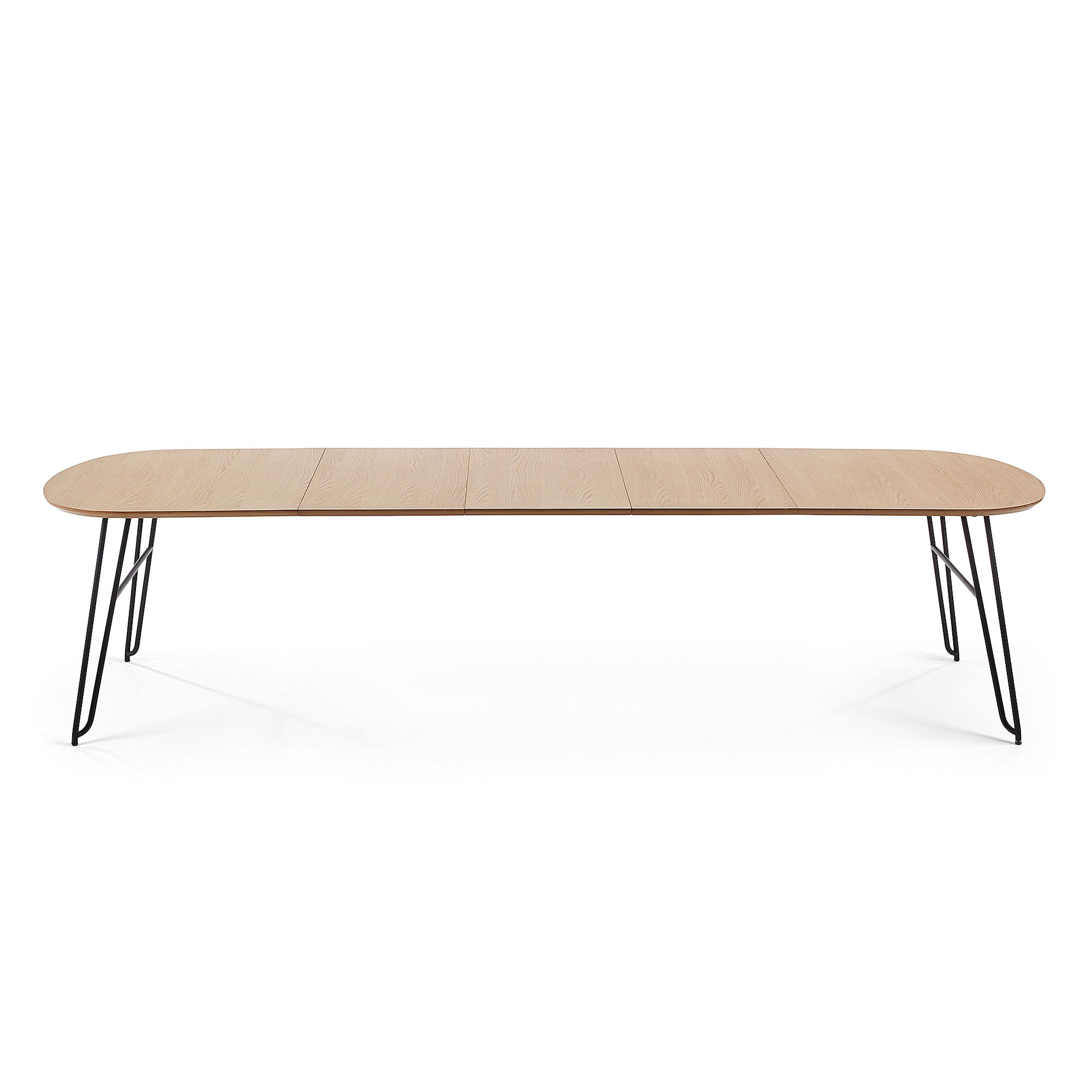 Kave Home Uitschuifbare Ovale Eettafel 'Novac' 170 - 320 x 100cm