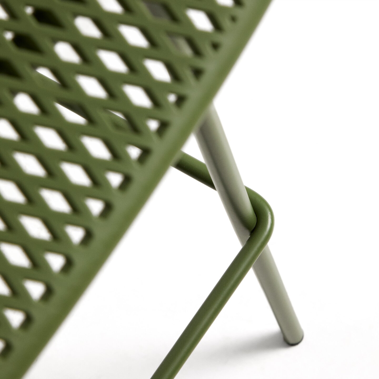 Kave Home Barkruk 'Quinby' kleur Groen (zithoogte 75cm)