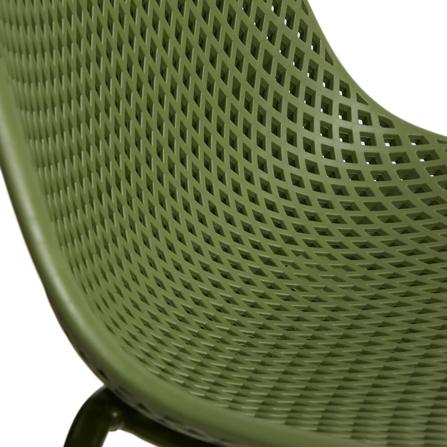 Kave Home Barkruk 'Quinby' kleur Groen (zithoogte 75cm)