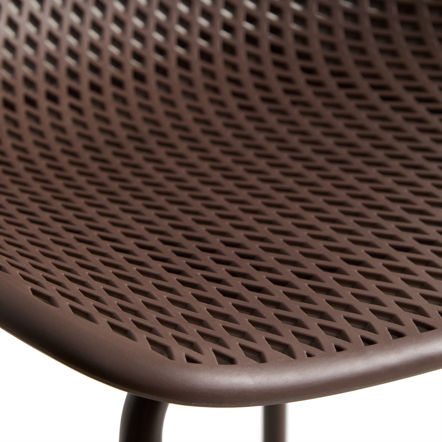 Kave Home Barkruk 'Quinby' kleur Bruin (zithoogte 75cm)