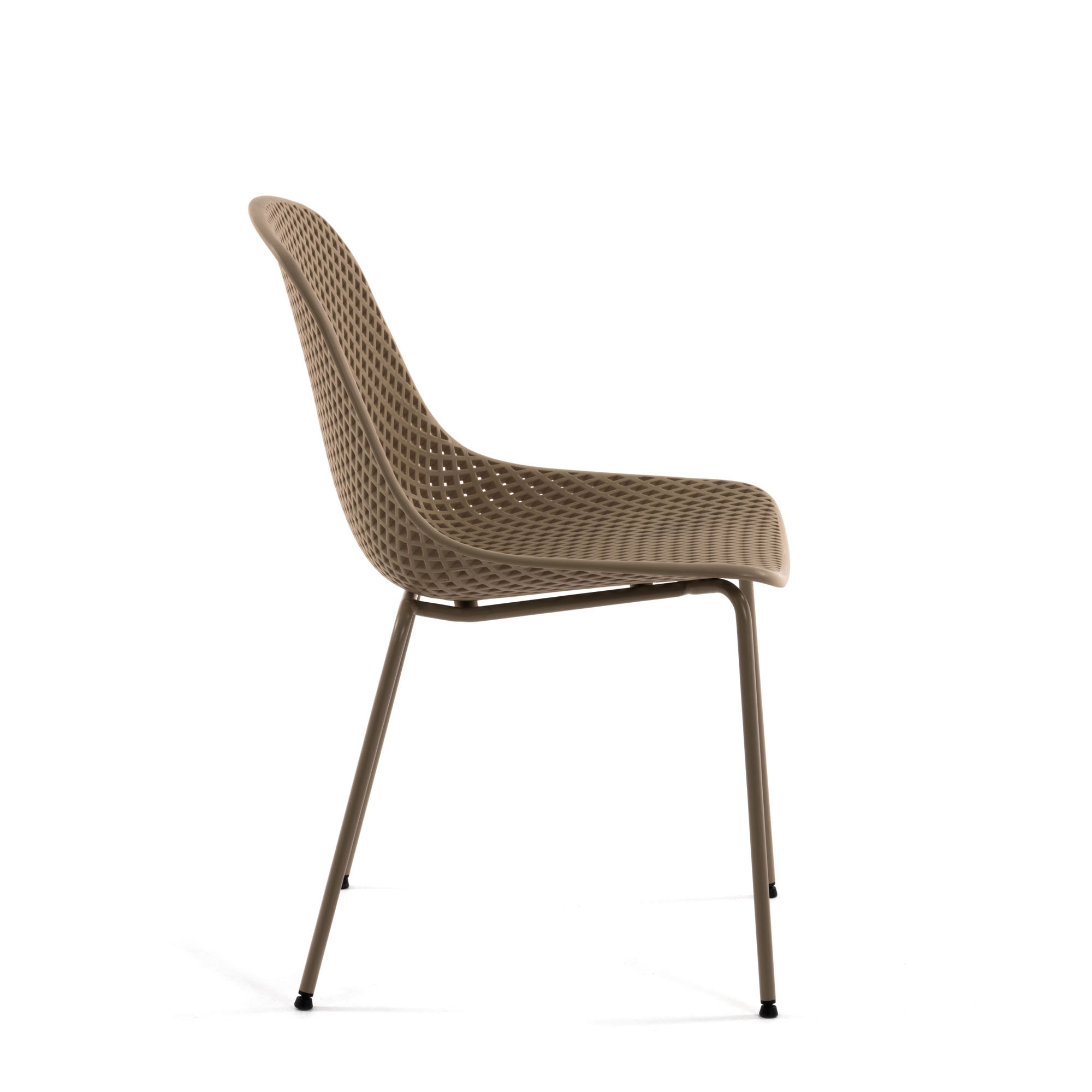 Kave Home Tuin / Eetkamerstoel 'Quinby', kleur Beige