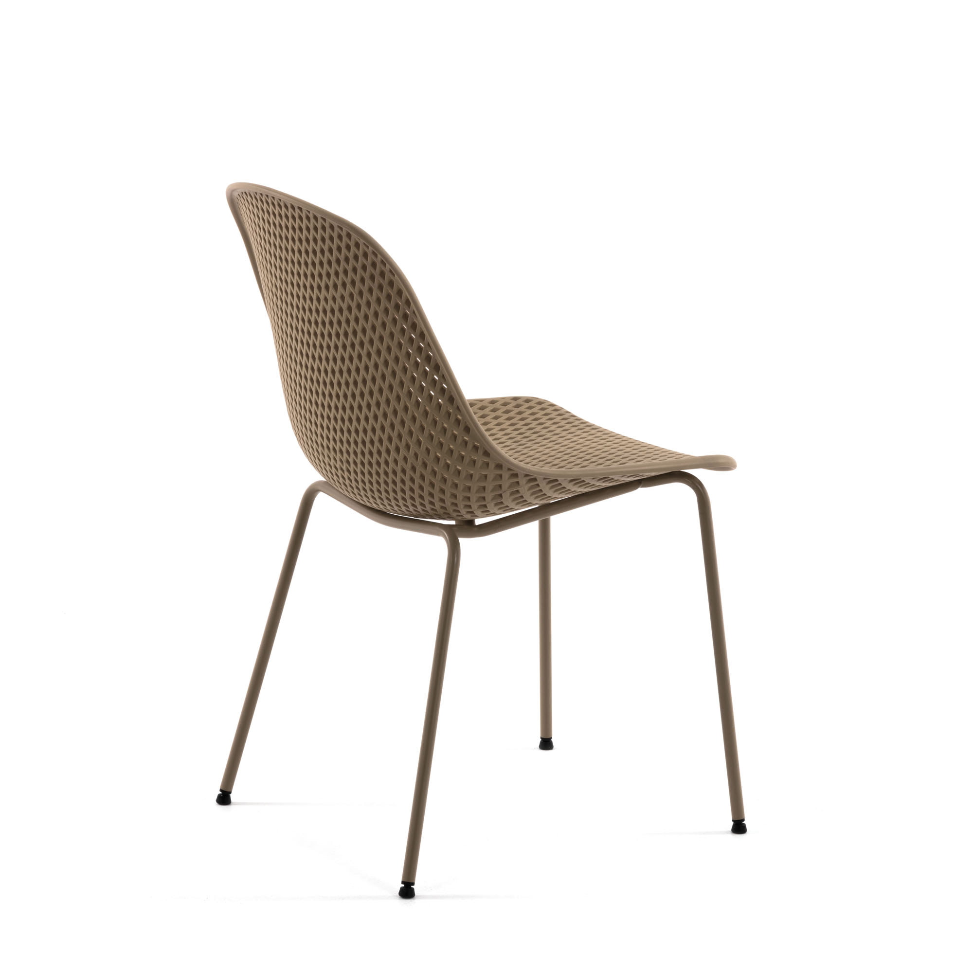 Kave Home Tuin / Eetkamerstoel 'Quinby', kleur Beige