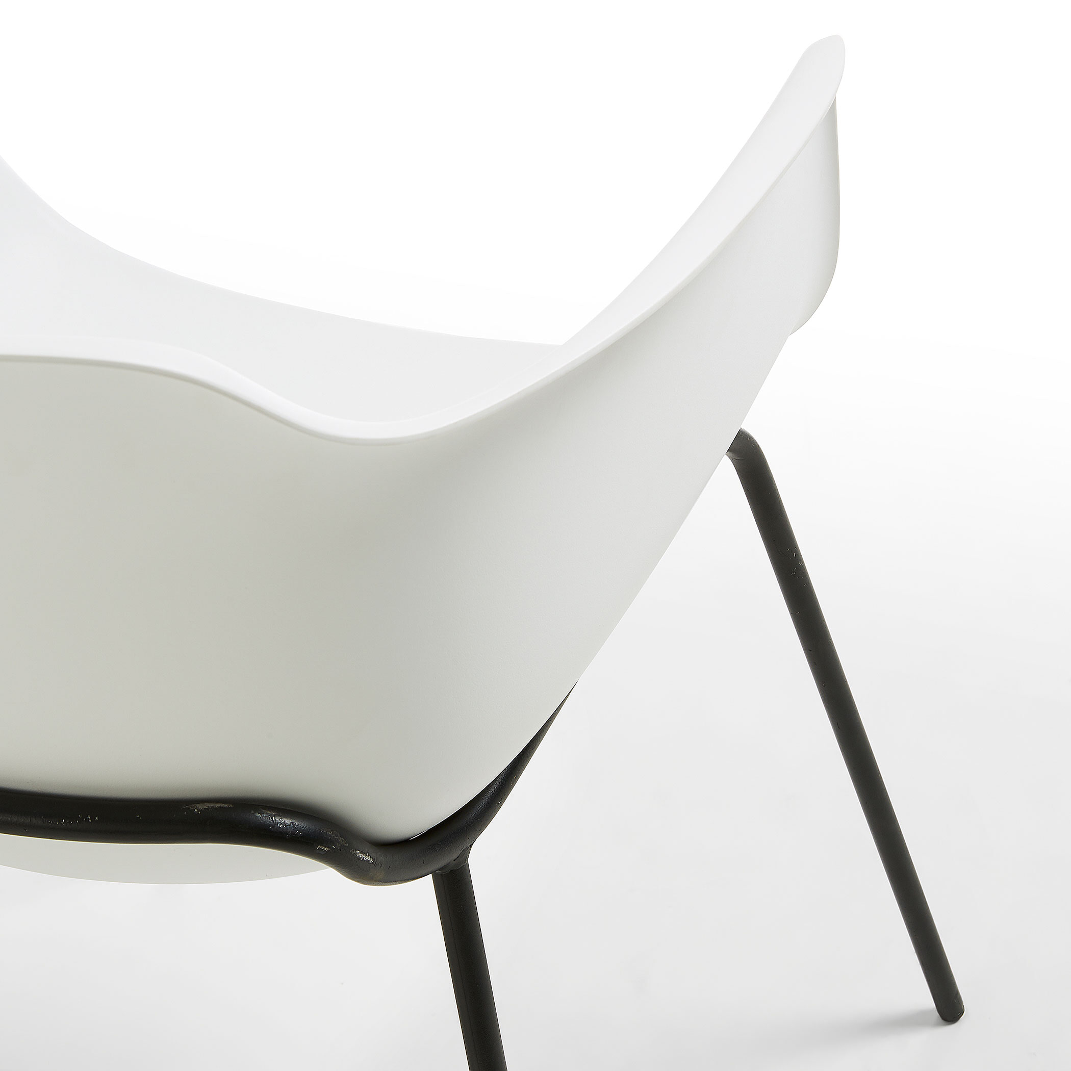 Kave Home Eetkamerstoel 'Maruto' kleur Wit