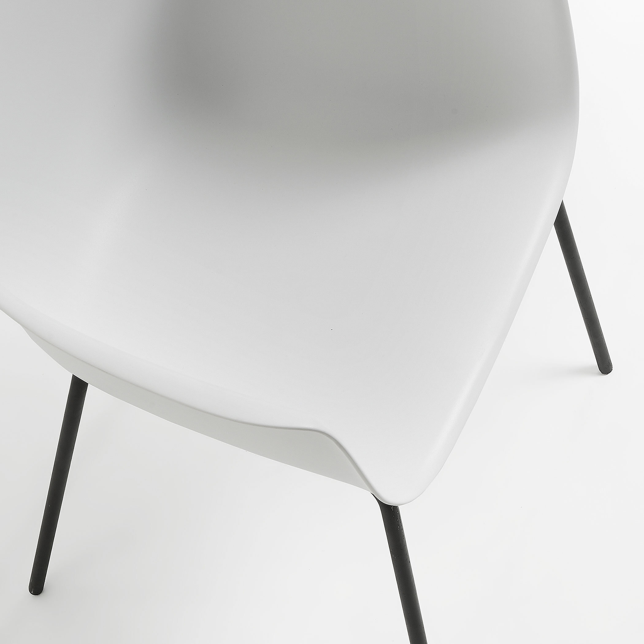Kave Home Eetkamerstoel 'Maruto' kleur Wit
