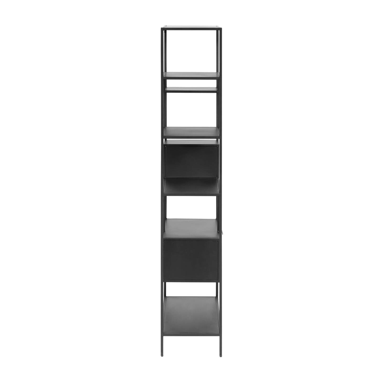 Kave Home Wandrek 'Shantay' Zwart metaal, 168 x 80cm