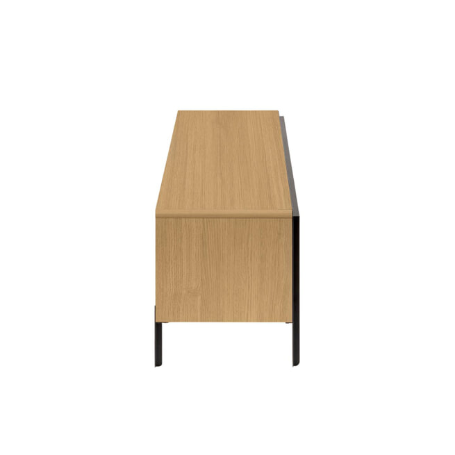 Kave Home TV-meubel 'Nadyria' 180cm, kleur eiken / zwart