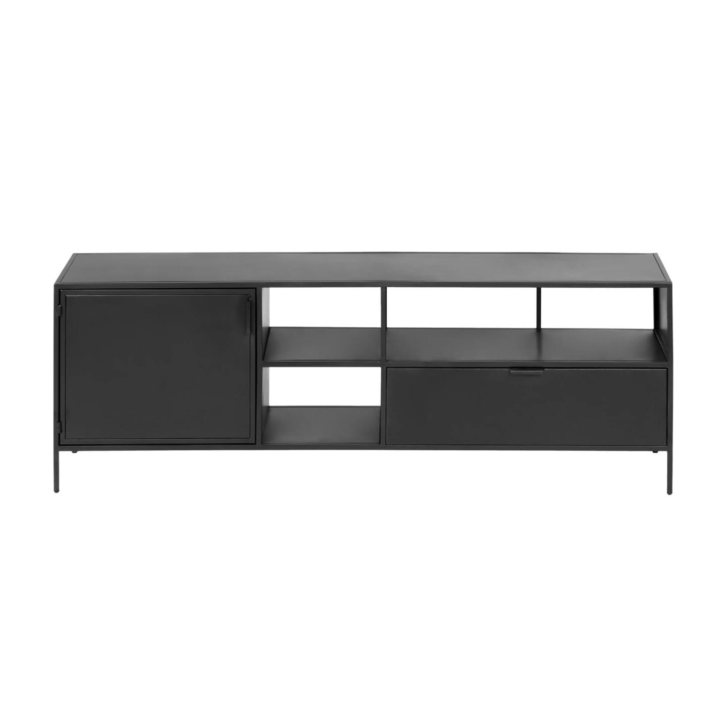 Kave Home TV-meubel 'Shantay' Zwart metaal, 150cm
