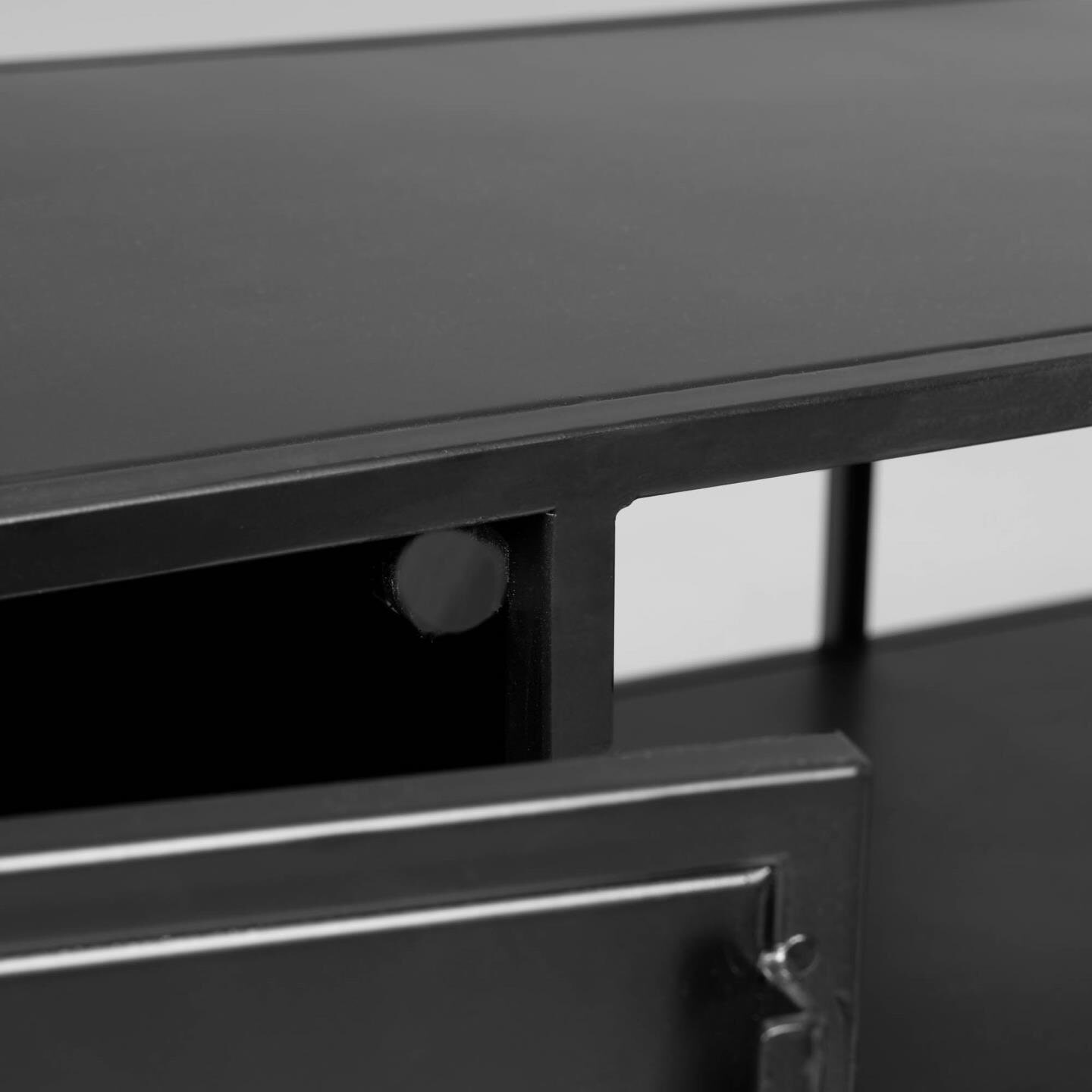 Kave Home TV-meubel 'Shantay' Zwart metaal, 150cm