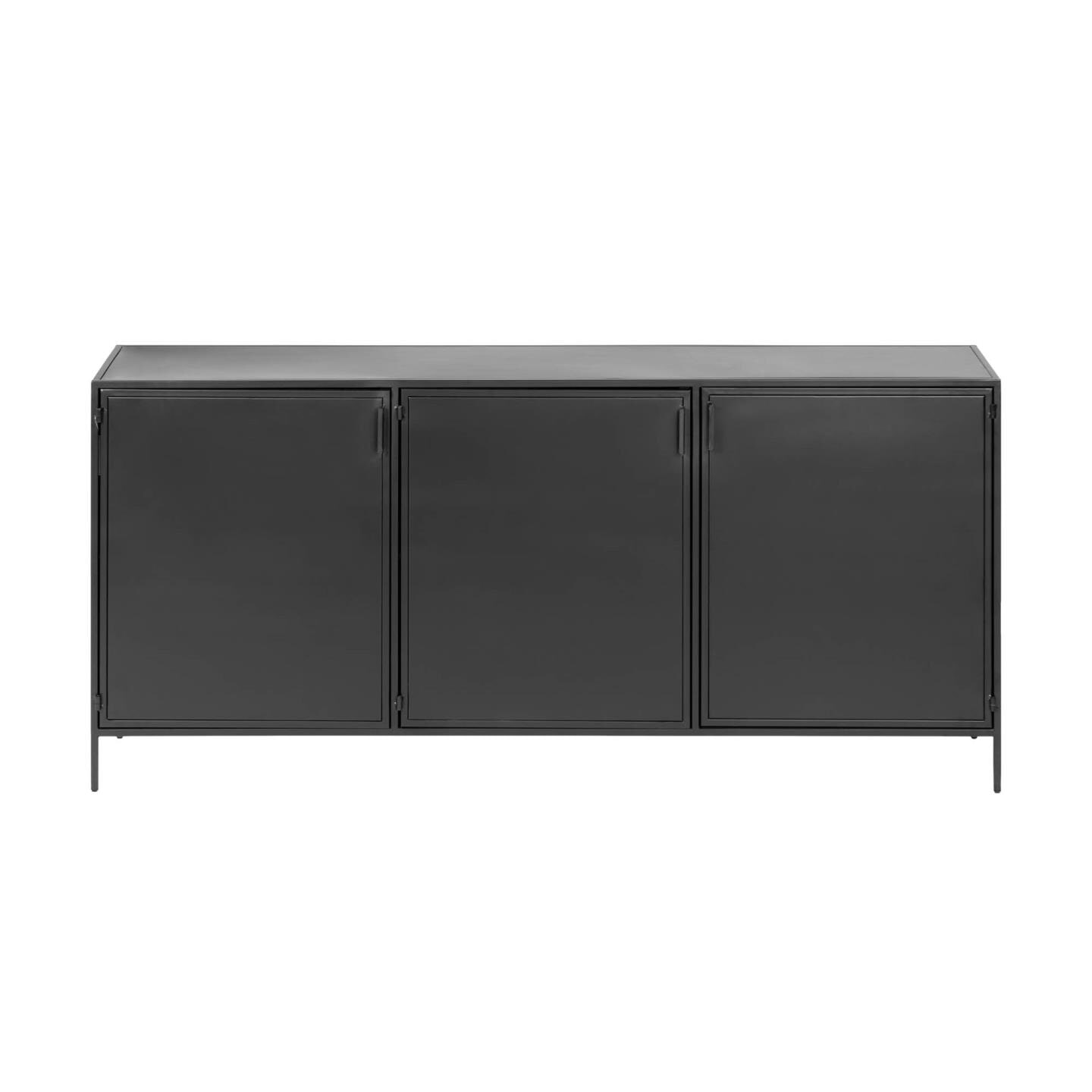 Kave Home Dressoir 'Shantay' Zwart metaal, 160cm