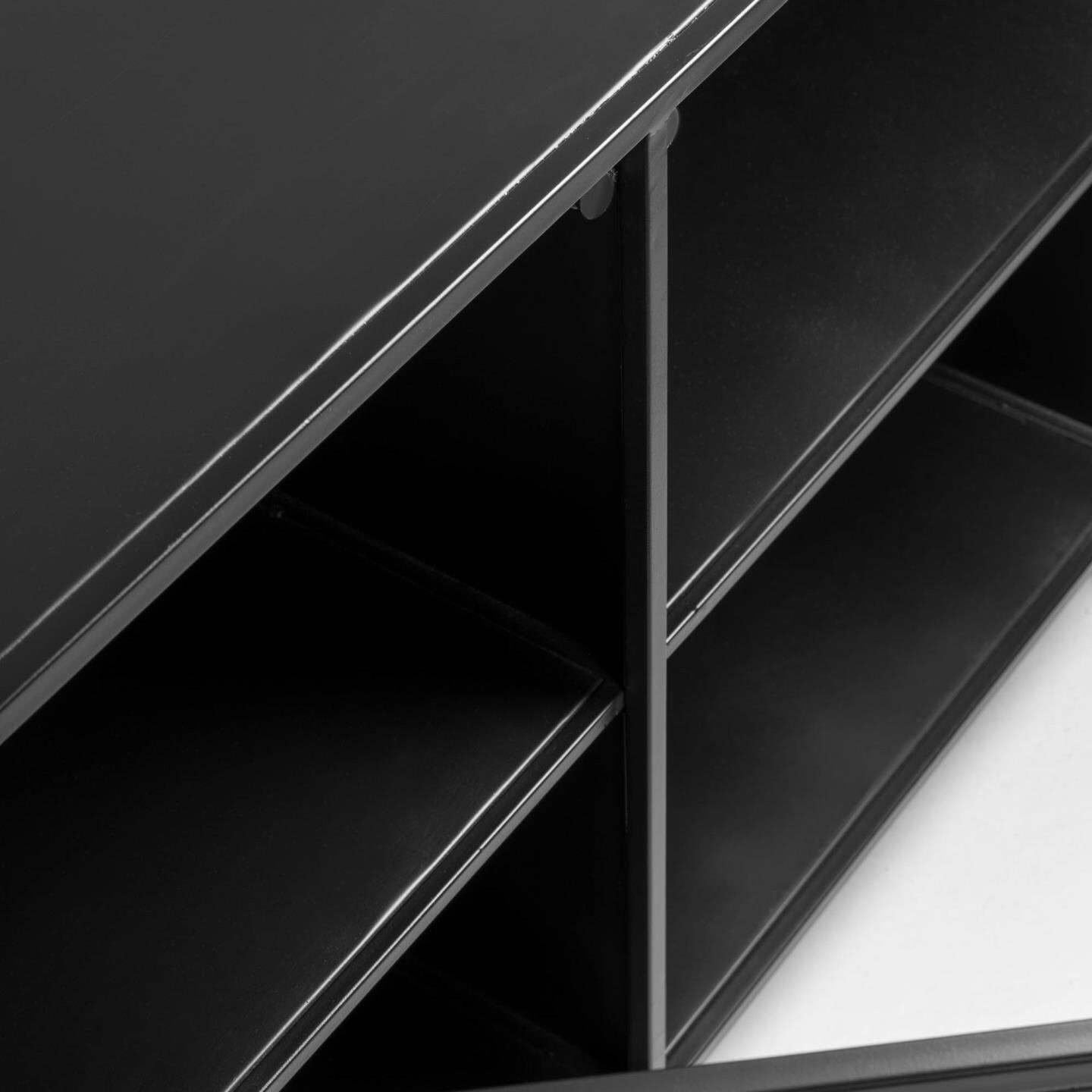 Kave Home Dressoir 'Shantay' Zwart metaal, 160cm