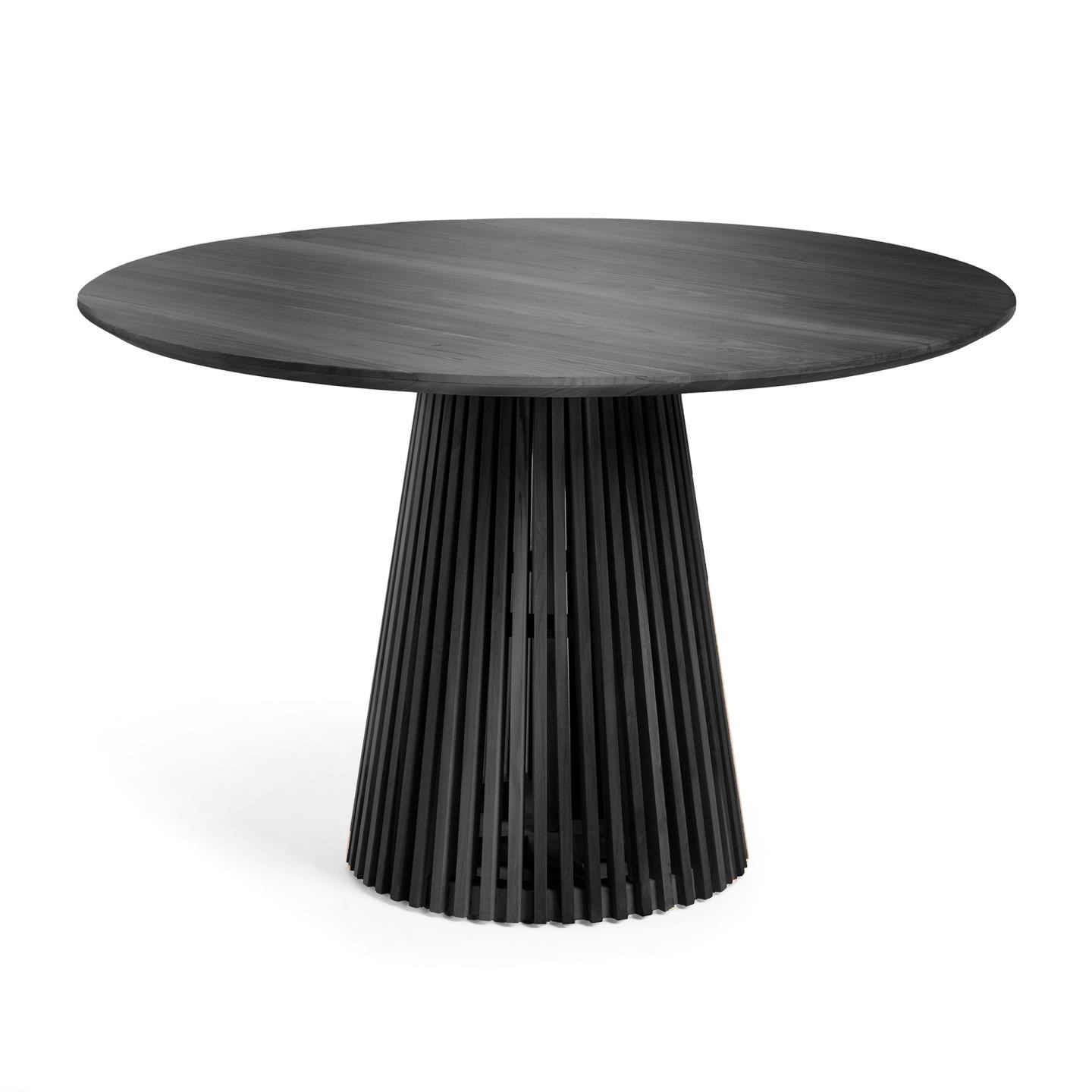 Kave Home Ronde Eettafel 'Jeanette' Mindihout, 120cm, kleur Zwart