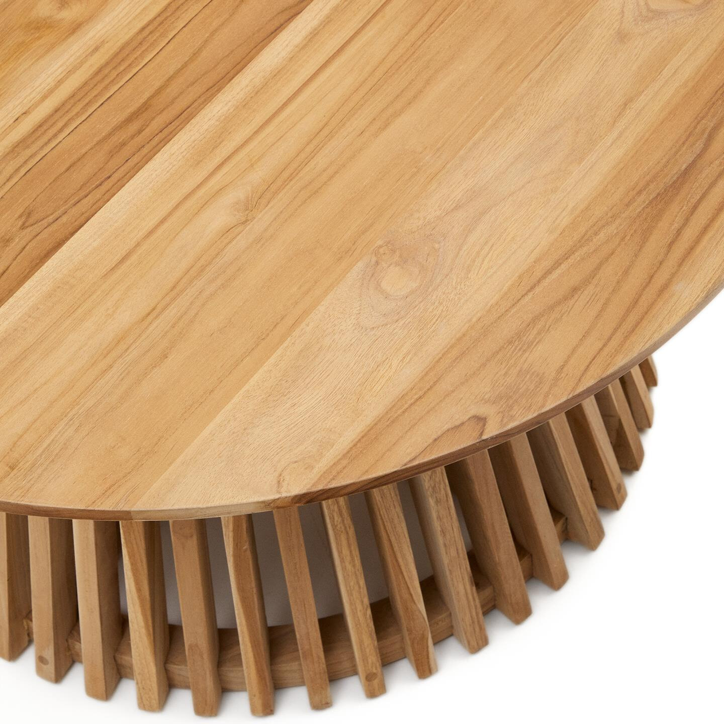 Kave Home Salontafel 'Jeanette' Ø80cm, kleur Naturel