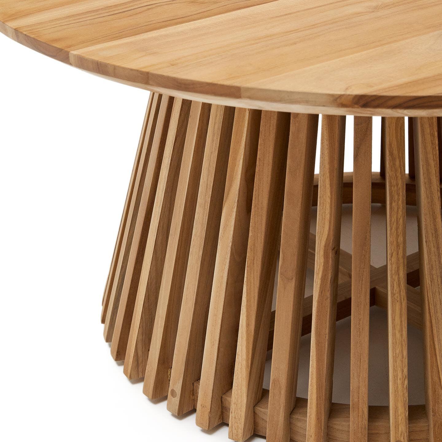 Kave Home Salontafel 'Jeanette' Ø80cm, kleur Naturel