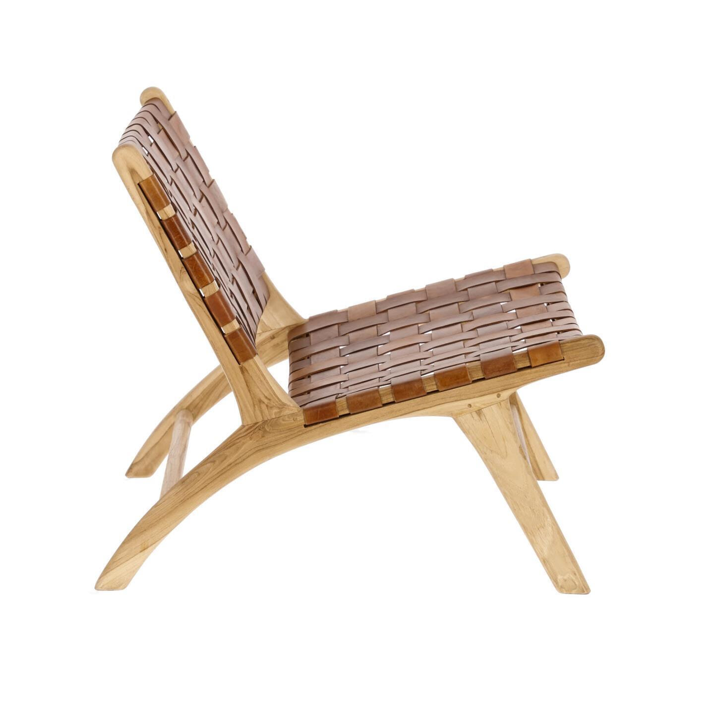 Kave Home Fauteuil 'Calixta', kleur Bruin