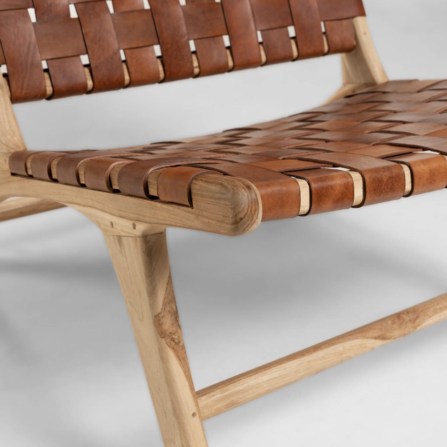 Kave Home Fauteuil 'Calixta', kleur Bruin