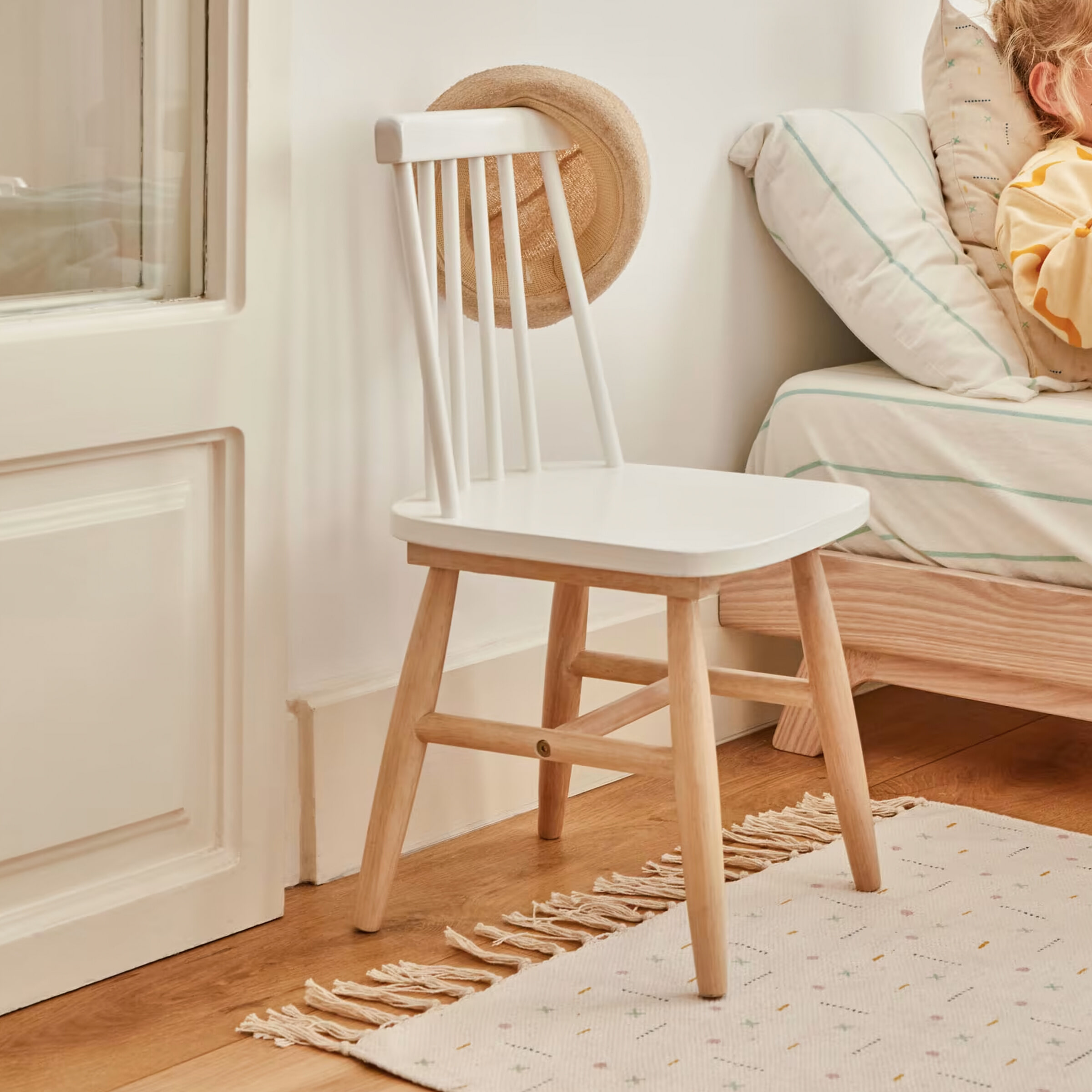 Kave Home Kinderstoel 'Tressia' kleur Wit