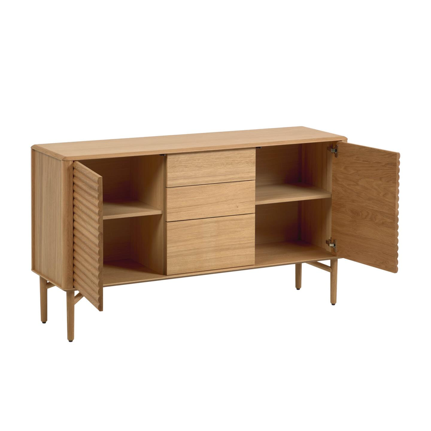 Kave Home Dressoir 'Lenon' Eikenhout, 155cm