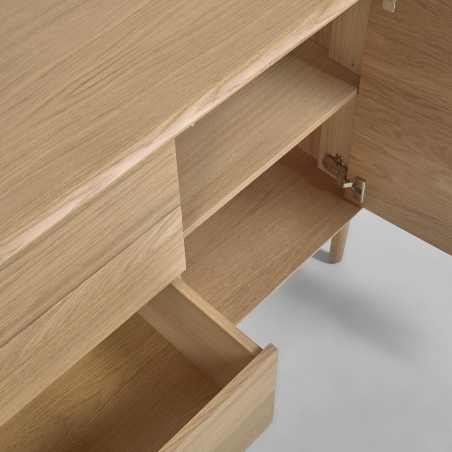 Kave Home Dressoir 'Lenon' Eikenhout, 155cm