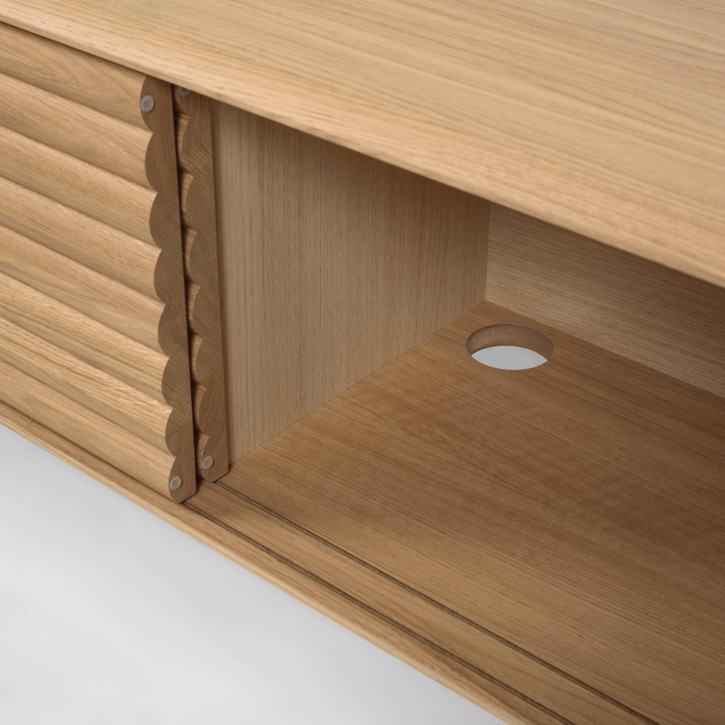 Kave Home TV-meubel 'Lenon' Eikenhout, 200cm