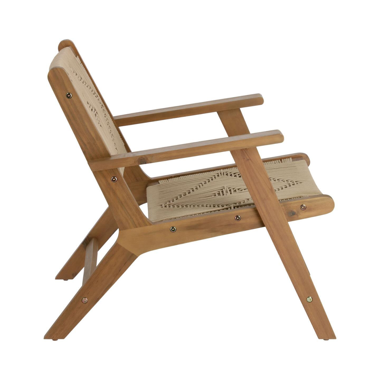 Kave Home Fauteuil 'Geralda', kleur Bruin