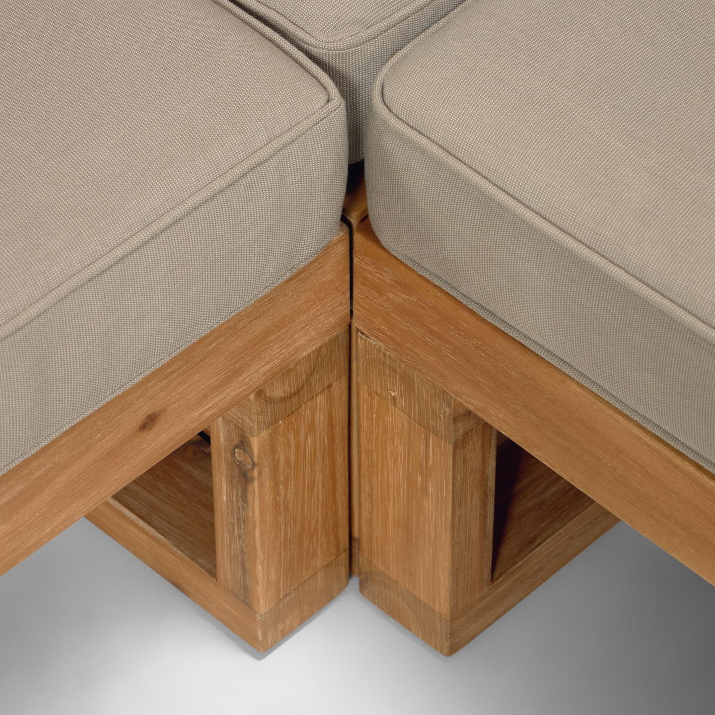 Kave Home Loungeset 'Flaviina' Massief Acaciahout