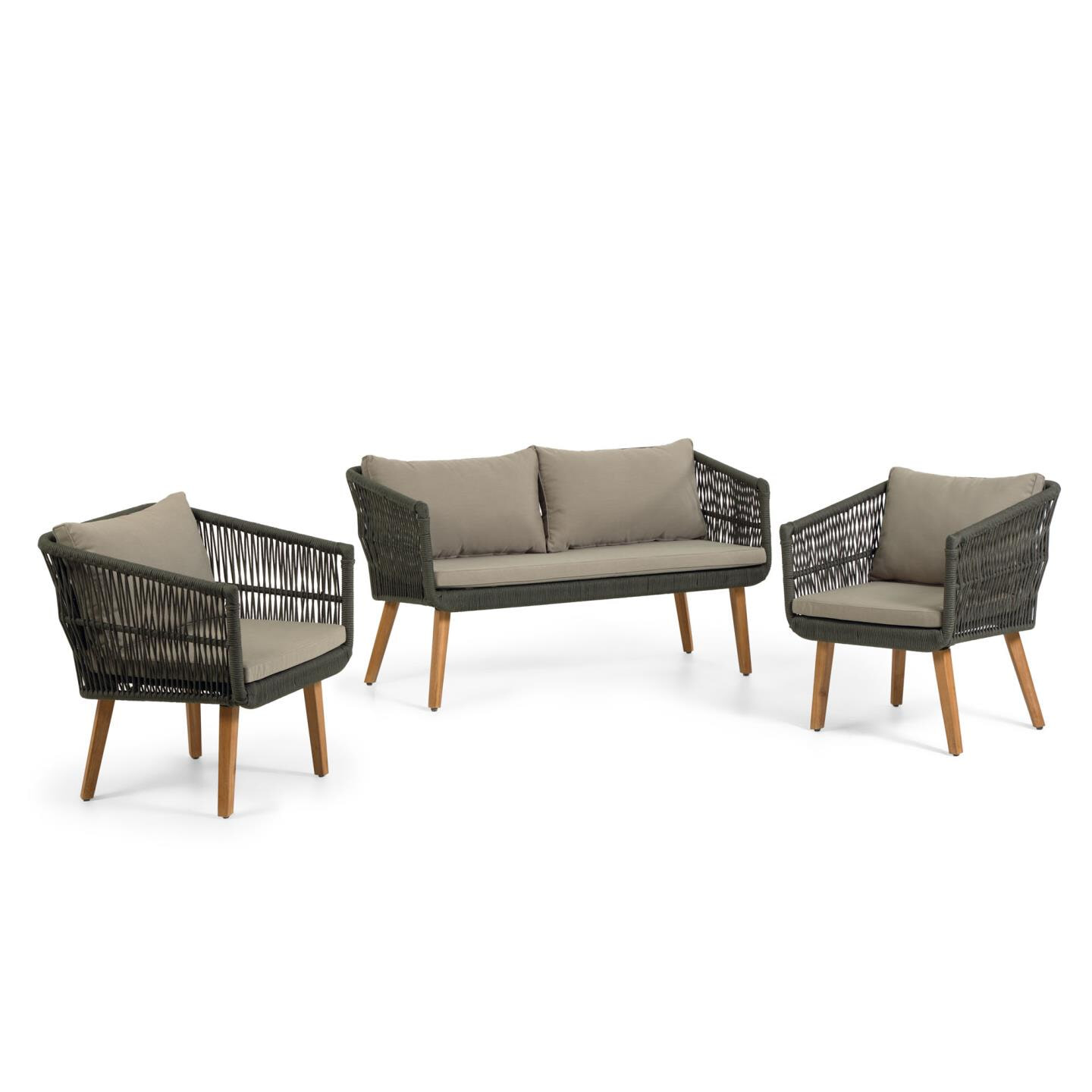 Kave Home Tuinset 'Inti' kleur Groen