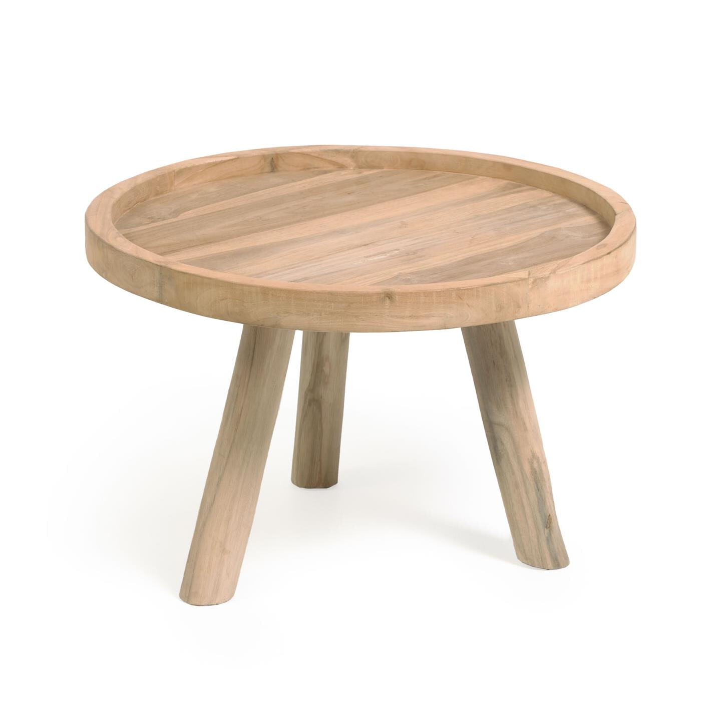 Kave Home Bijzettafel 'Glenda' 55cm, Teakhout