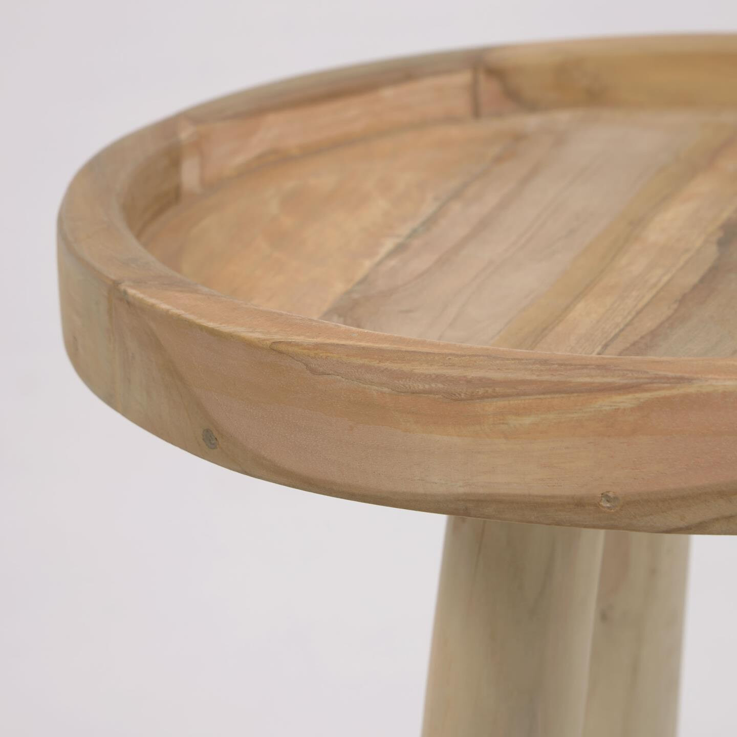 Kave Home Bijzettafel 'Glenda' 35cm, Teakhout