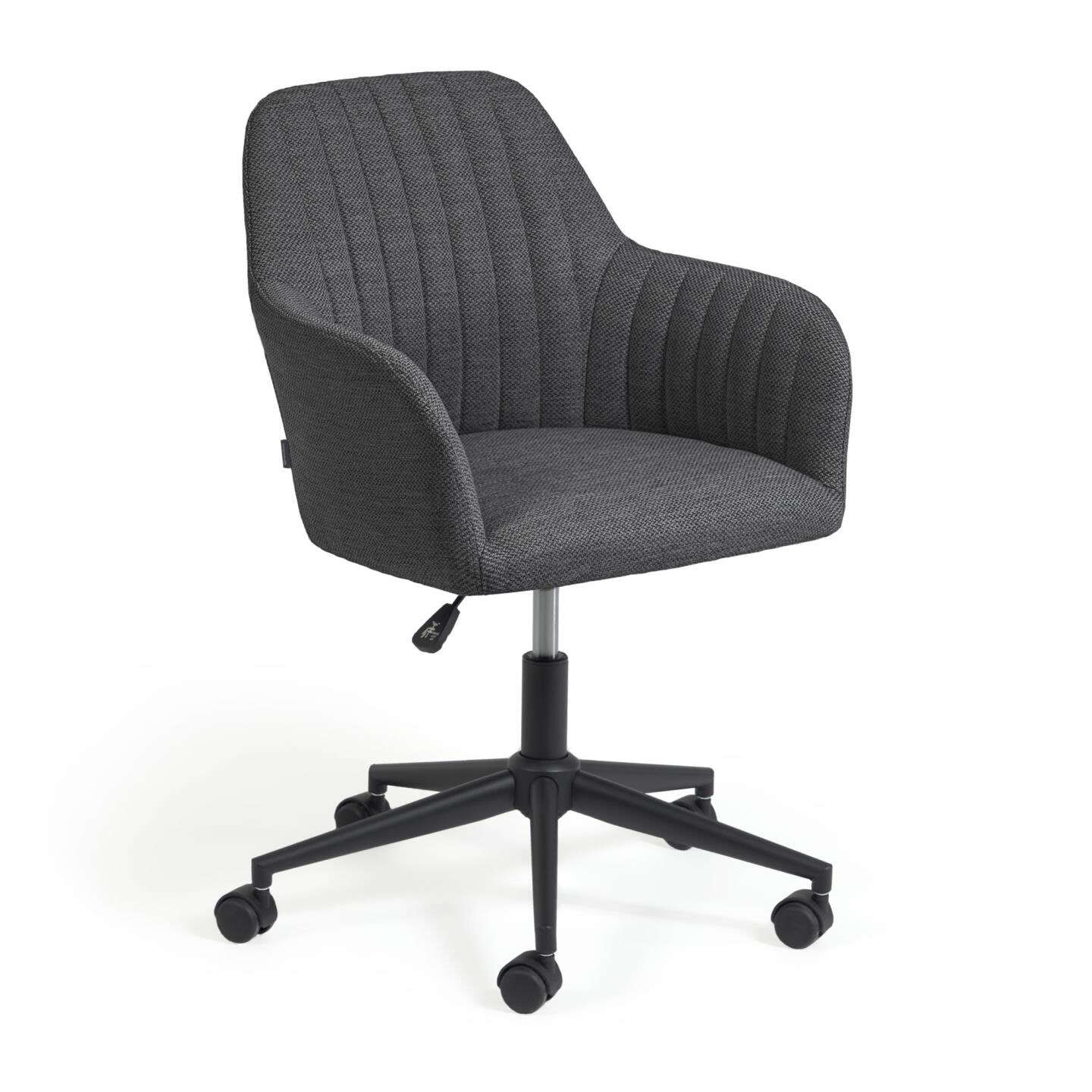 Kave Home Bureaustoel 'Maddina' kleur Donkergrijs Kave Home Bureaustoel 'Maddina' kleur Donkergrijs