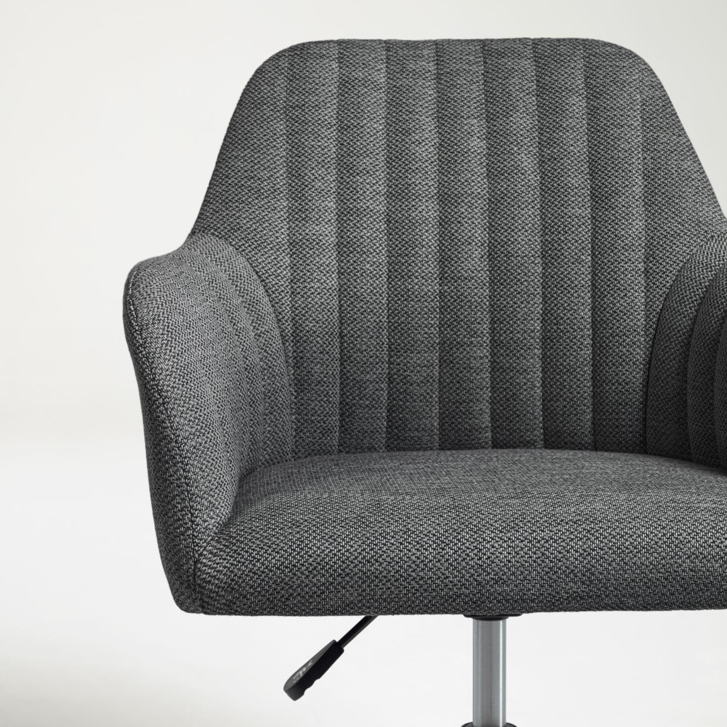 Kave Home Bureaustoel 'Maddina' kleur Donkergrijs