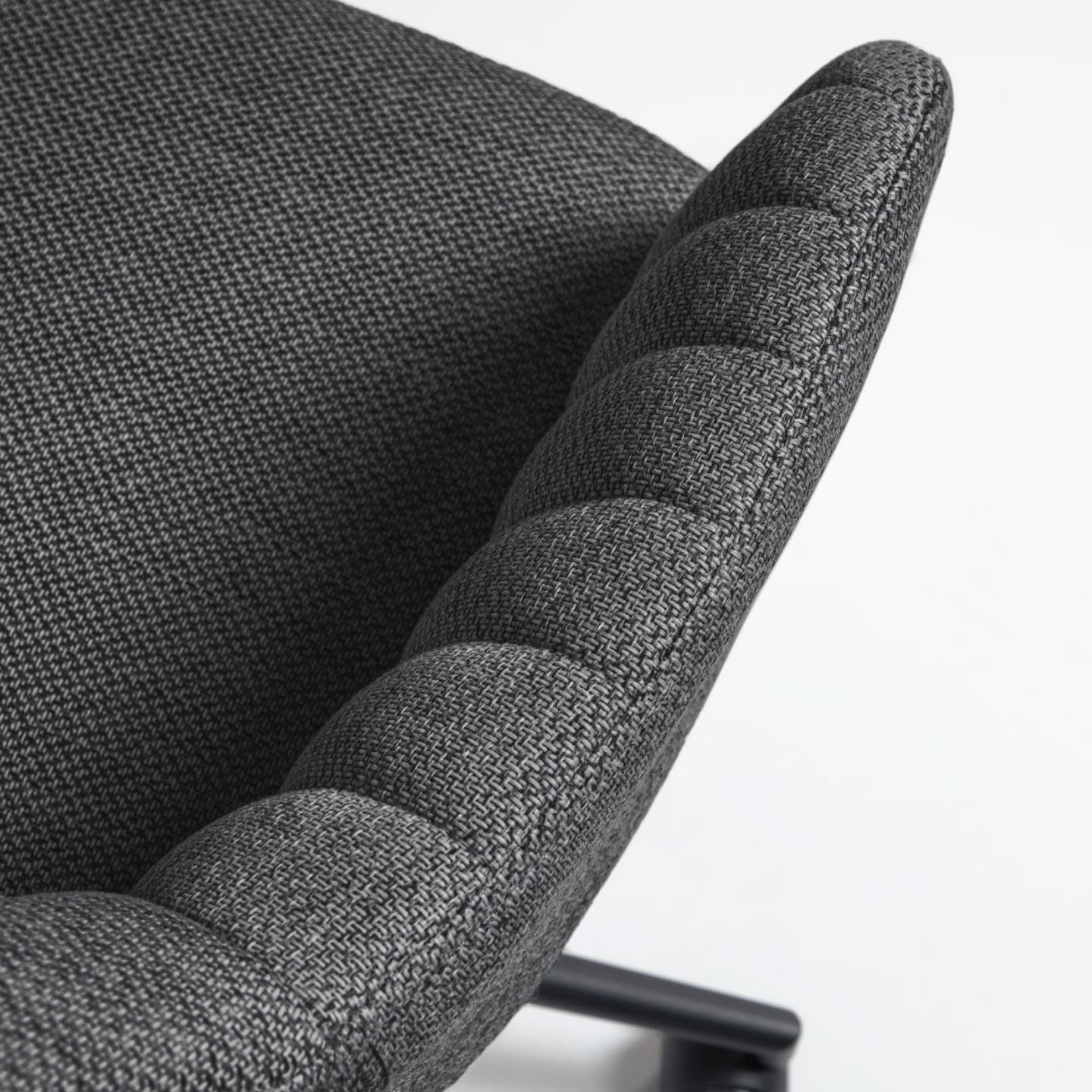 Kave Home Bureaustoel 'Maddina' kleur Donkergrijs