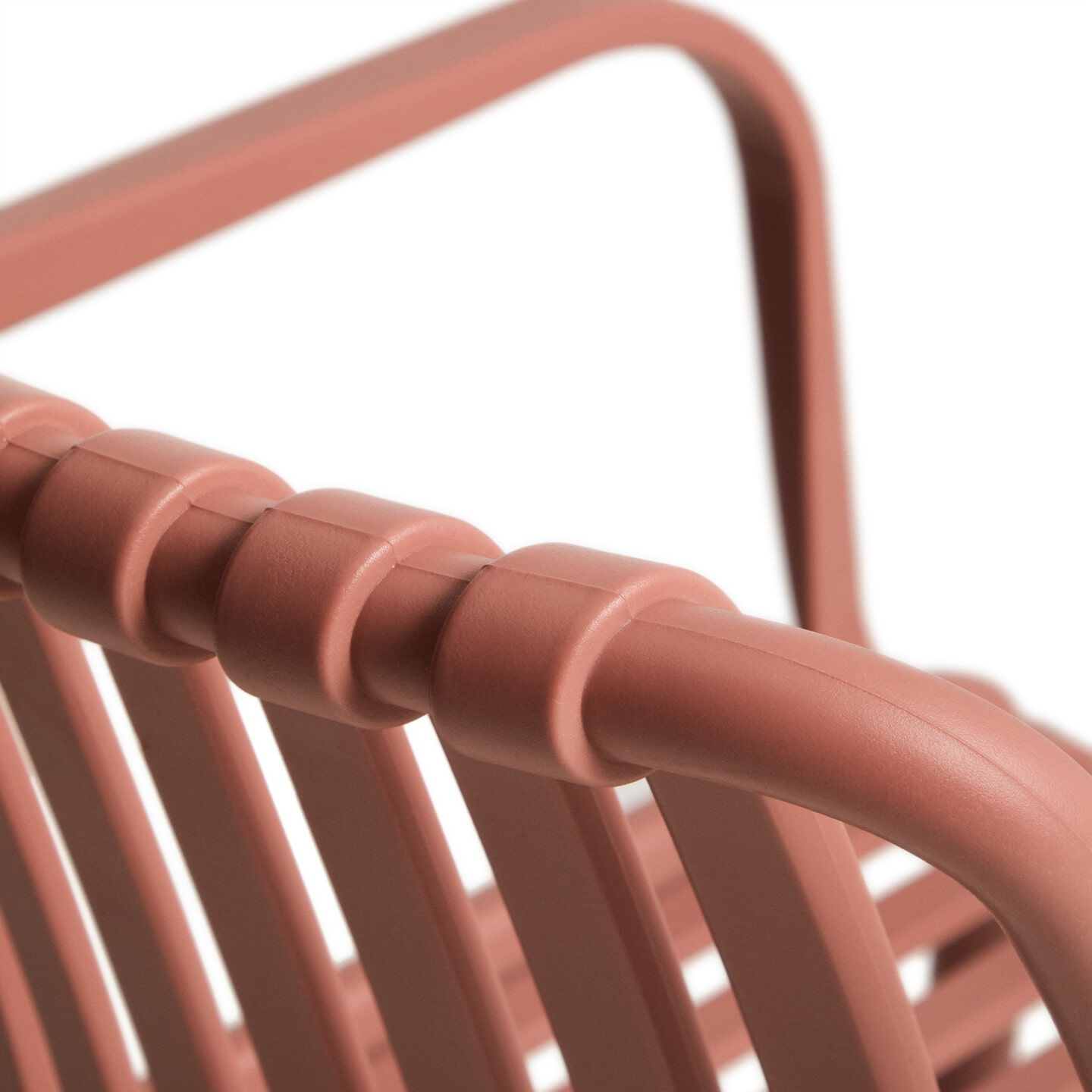 Kave Home Tuinstoel 'Isabellini' Gerecyclede kunststof, kleur Terracotta