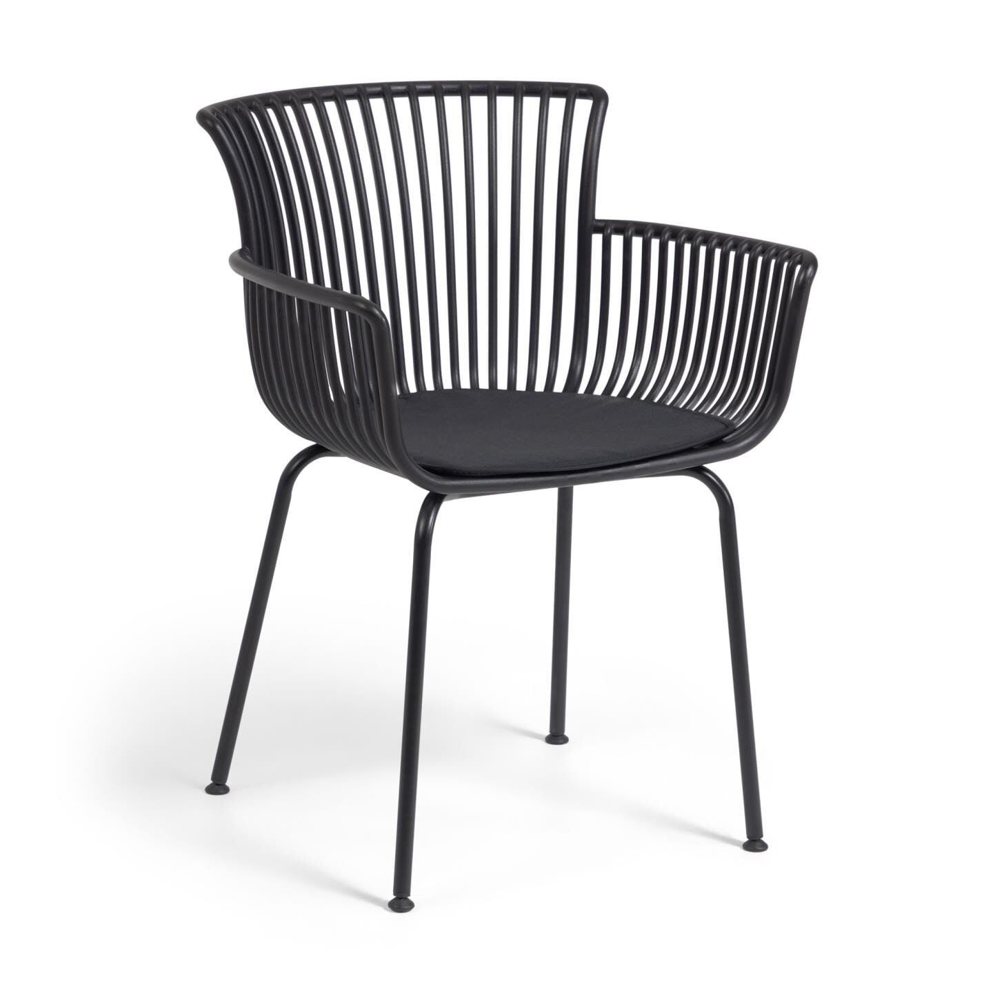 Kave Home Tuinstoel 'Surpika', kleur Zwart