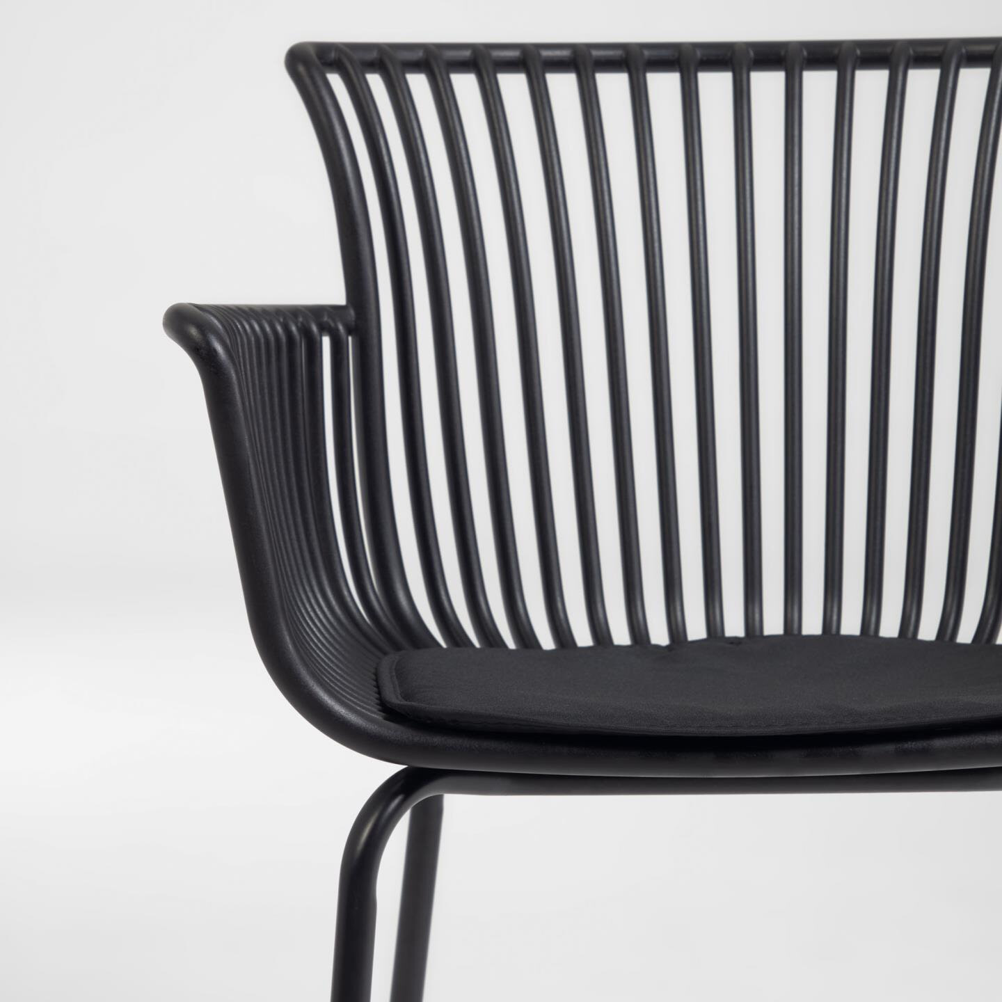 Kave Home Tuinstoel 'Surpika', kleur Zwart