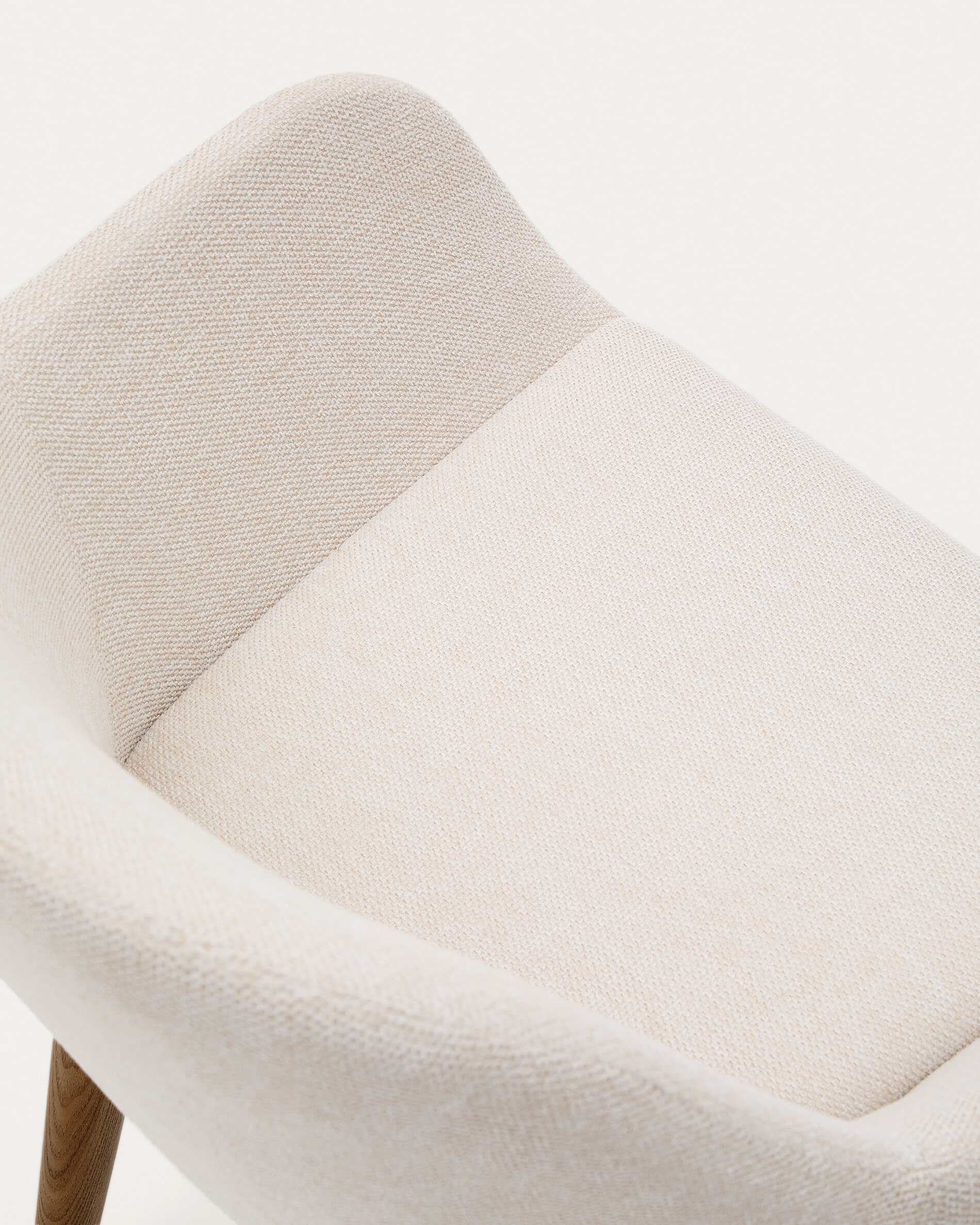 Kave Home Eetkamerstoel 'Konna' kleur Beige
