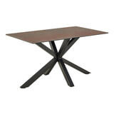 Bendt Eettafel 'Line' Keramiek, 135 x 80cm, kleur Bruin