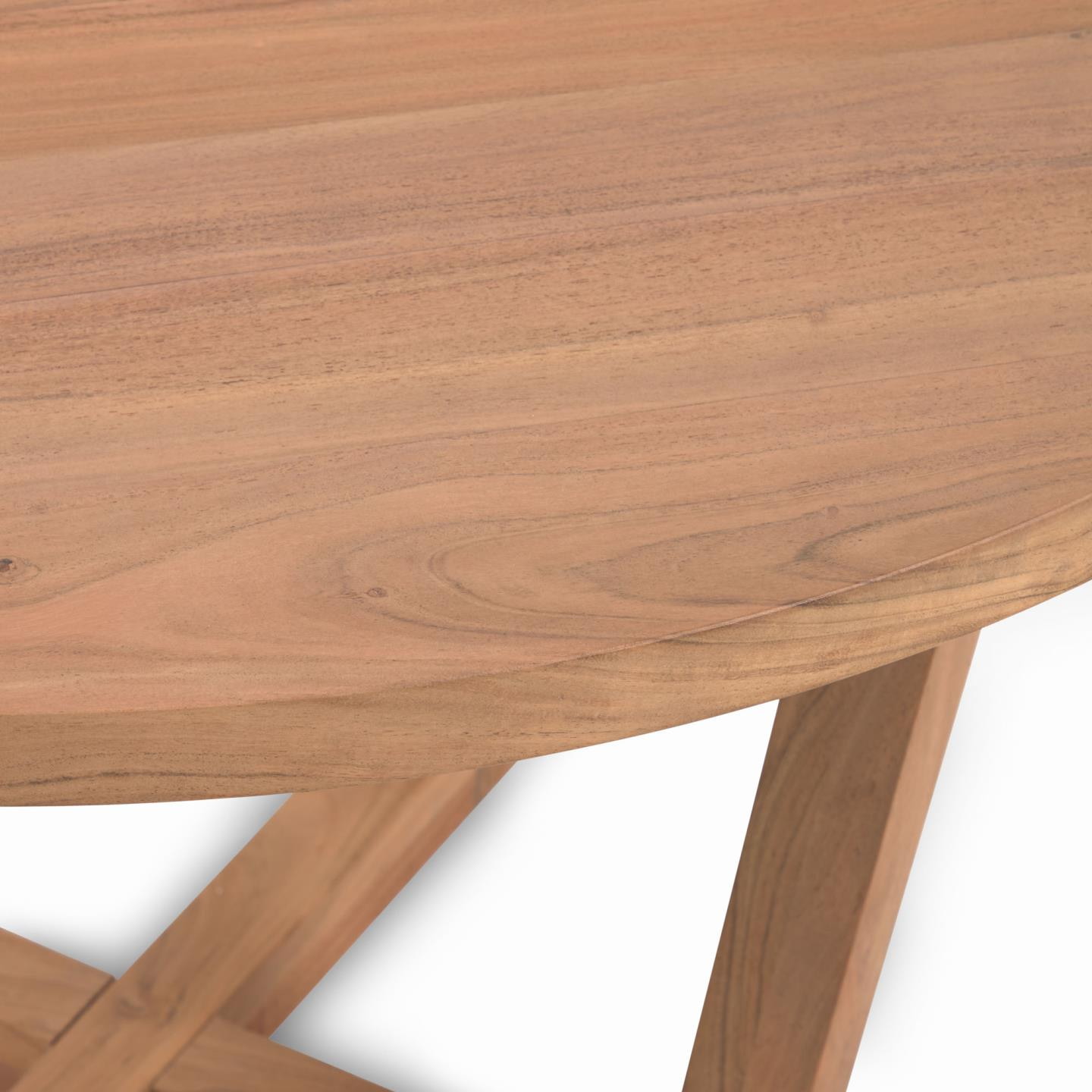 Kave Home Ronde Eettafel 'Nahla' Acaciahout, 120cm