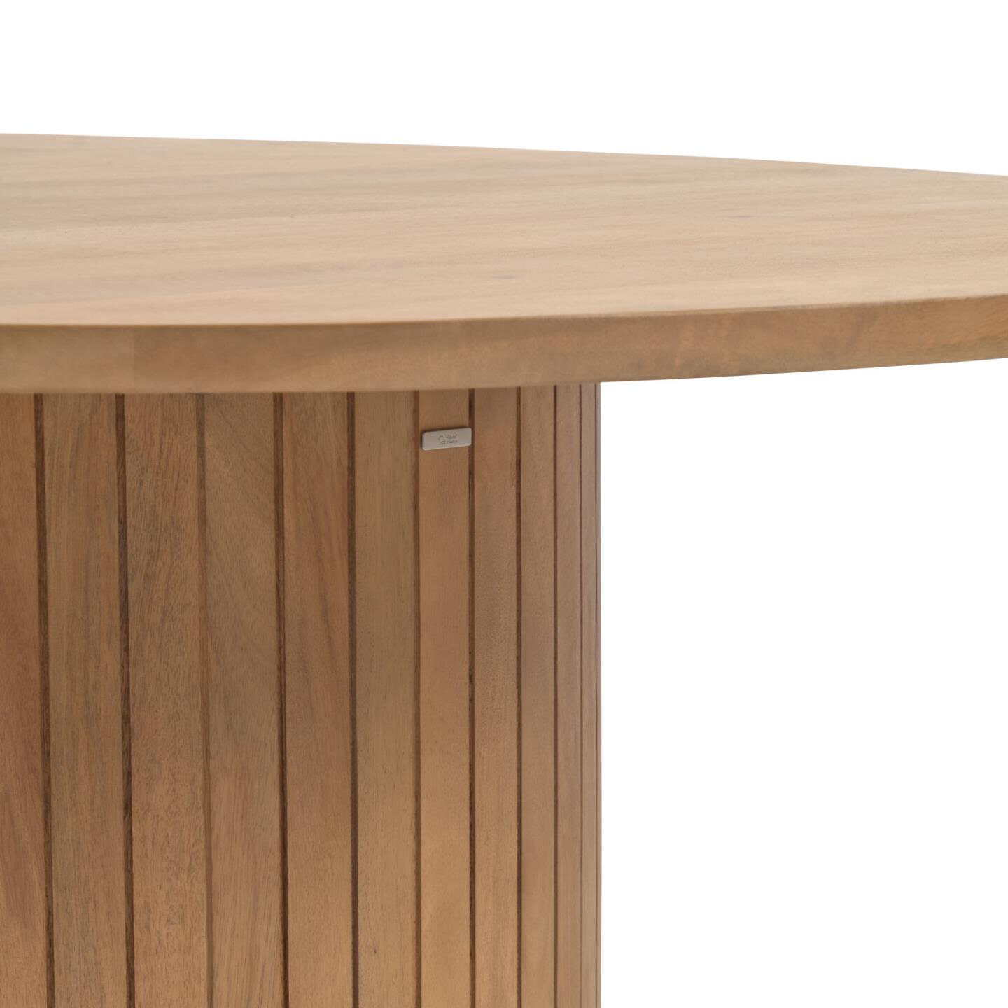 Kave Home Ronde Eettafel 'Licia' Mangohout, 120cm
