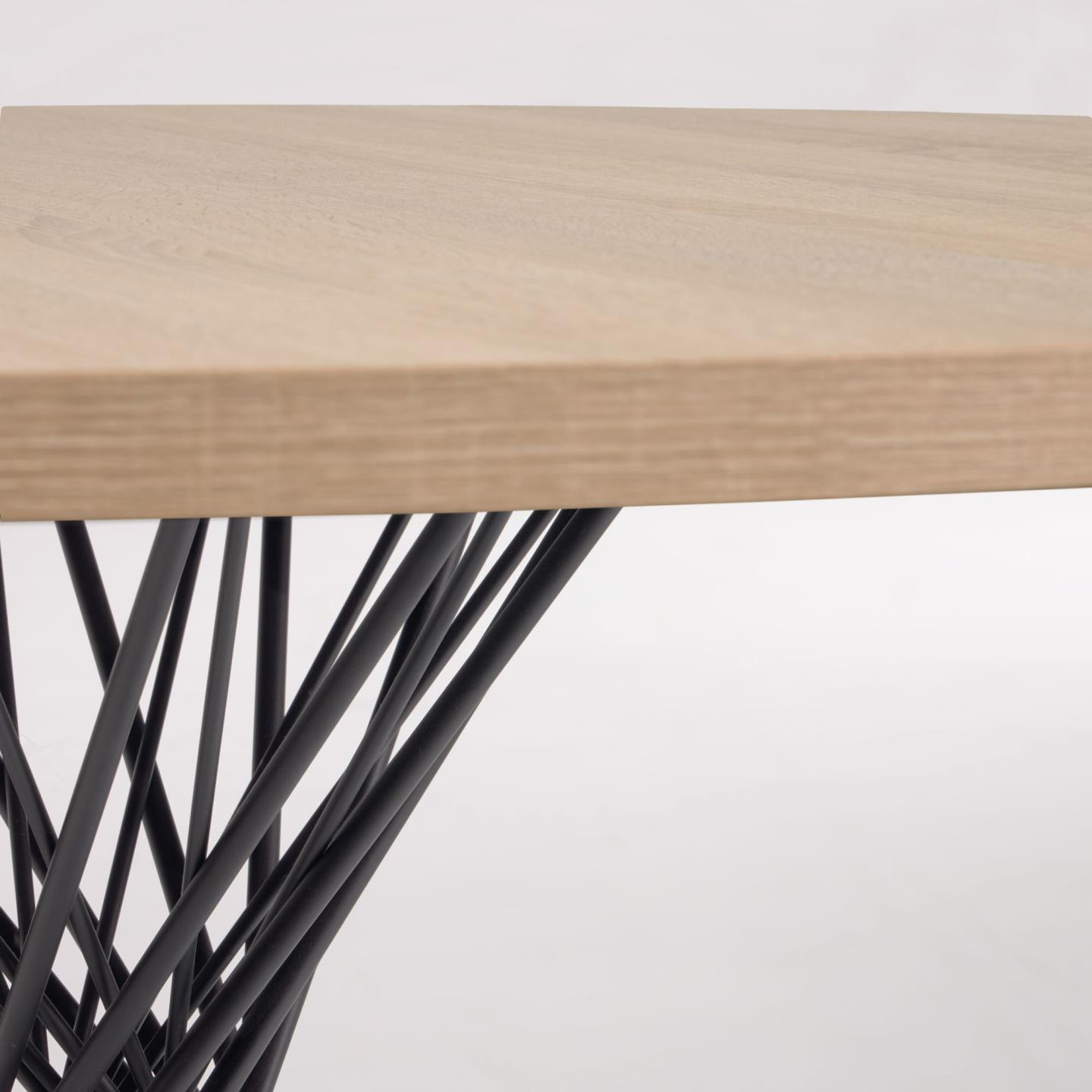 Kave Home Ronde Eettafel 'Niut' 120cm melamine met hout-look, kleur Naturel