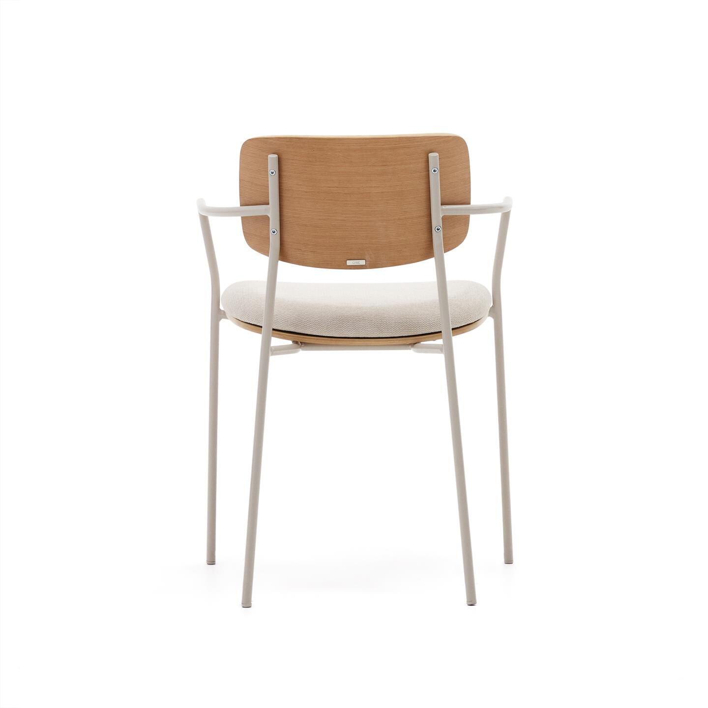 Kave Home Eetkamerstoel 'Maureen' Eiken, kleur Beige