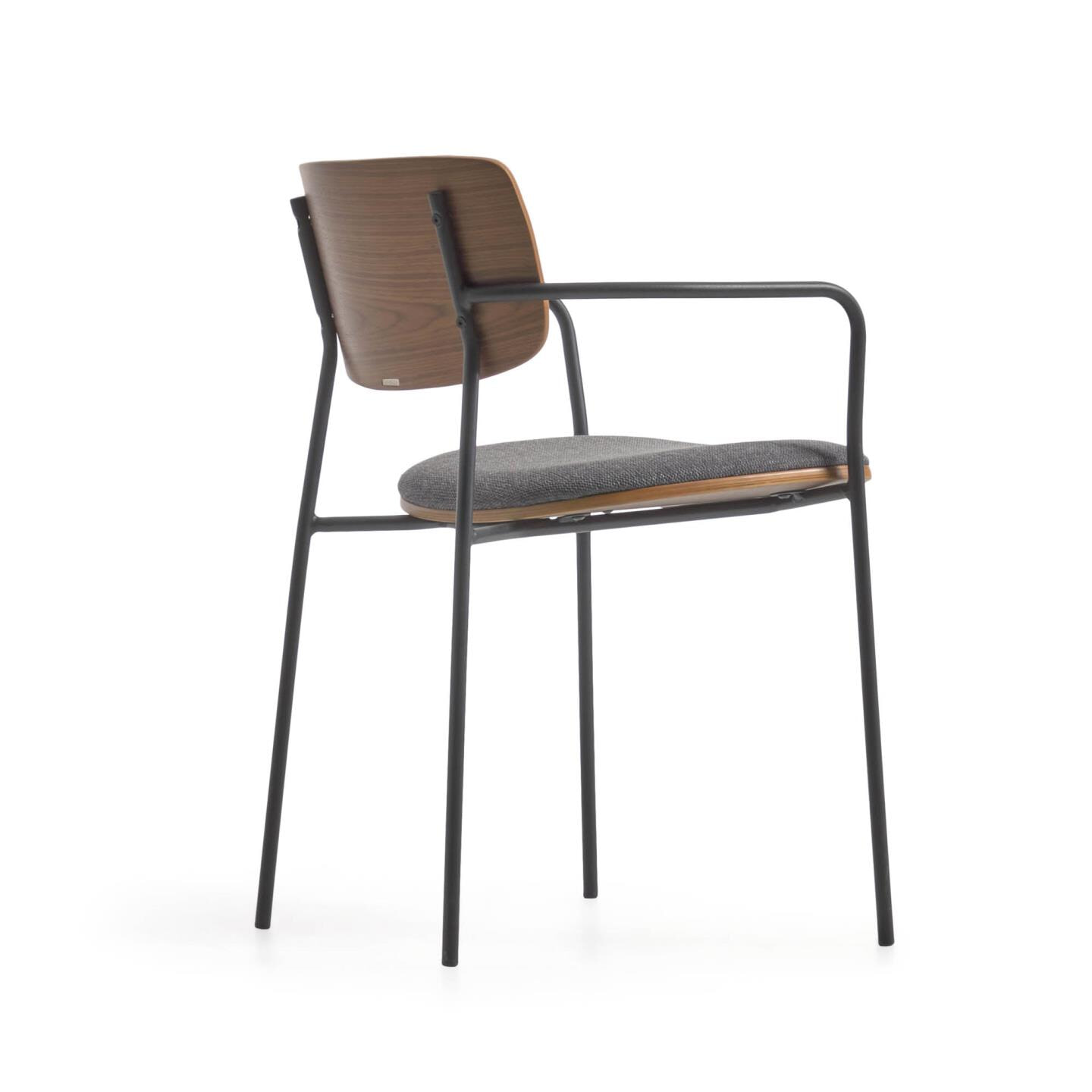 Kave Home Eetkamerstoel 'Maureen' kleur Walnoot