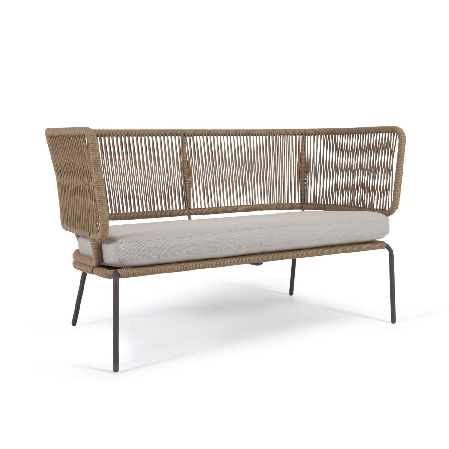 Kave Home 2-zits Tuinbank 'Nadin' 135cm, kleur Beige