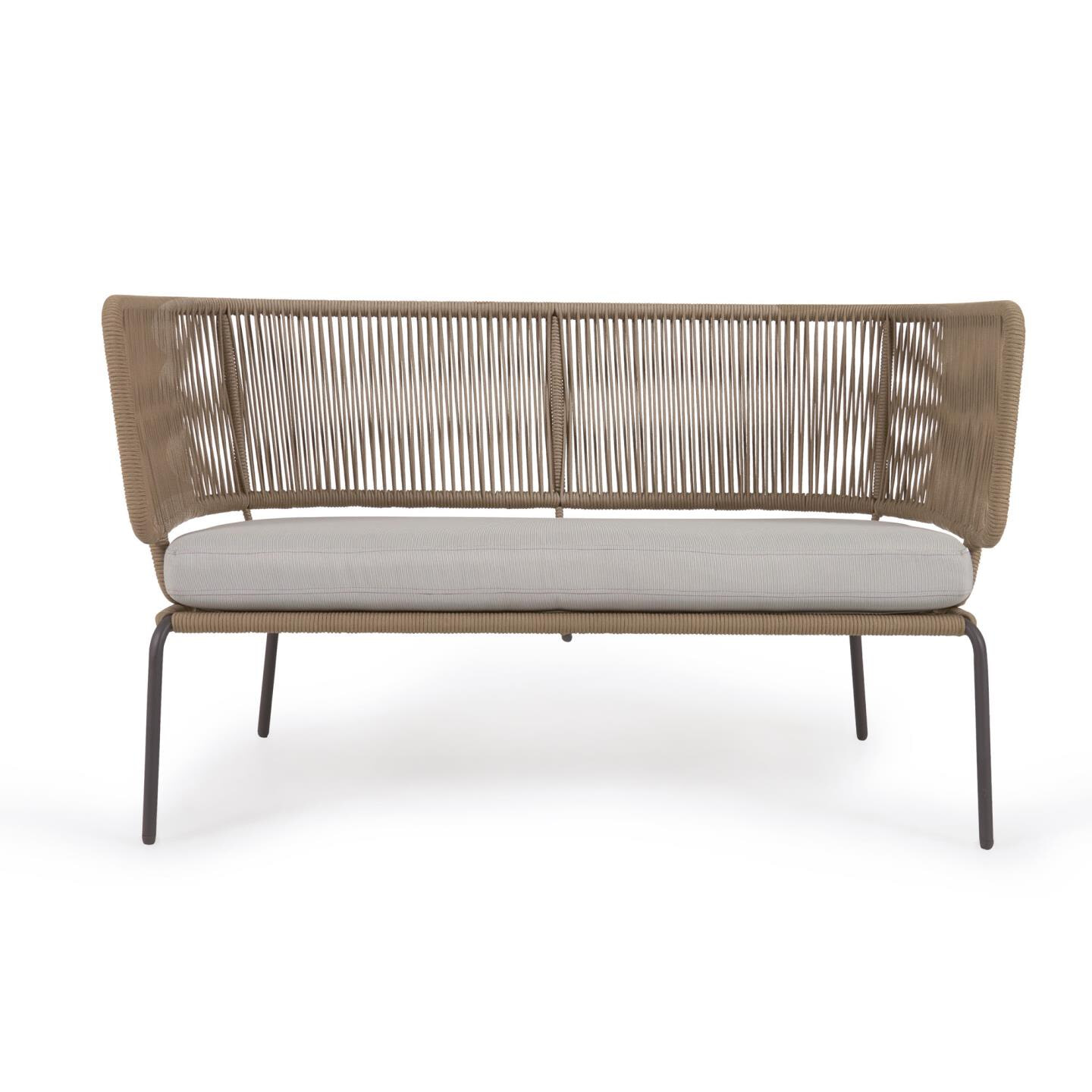 Kave Home 2-zits Tuinbank 'Nadin' 135cm, kleur Beige