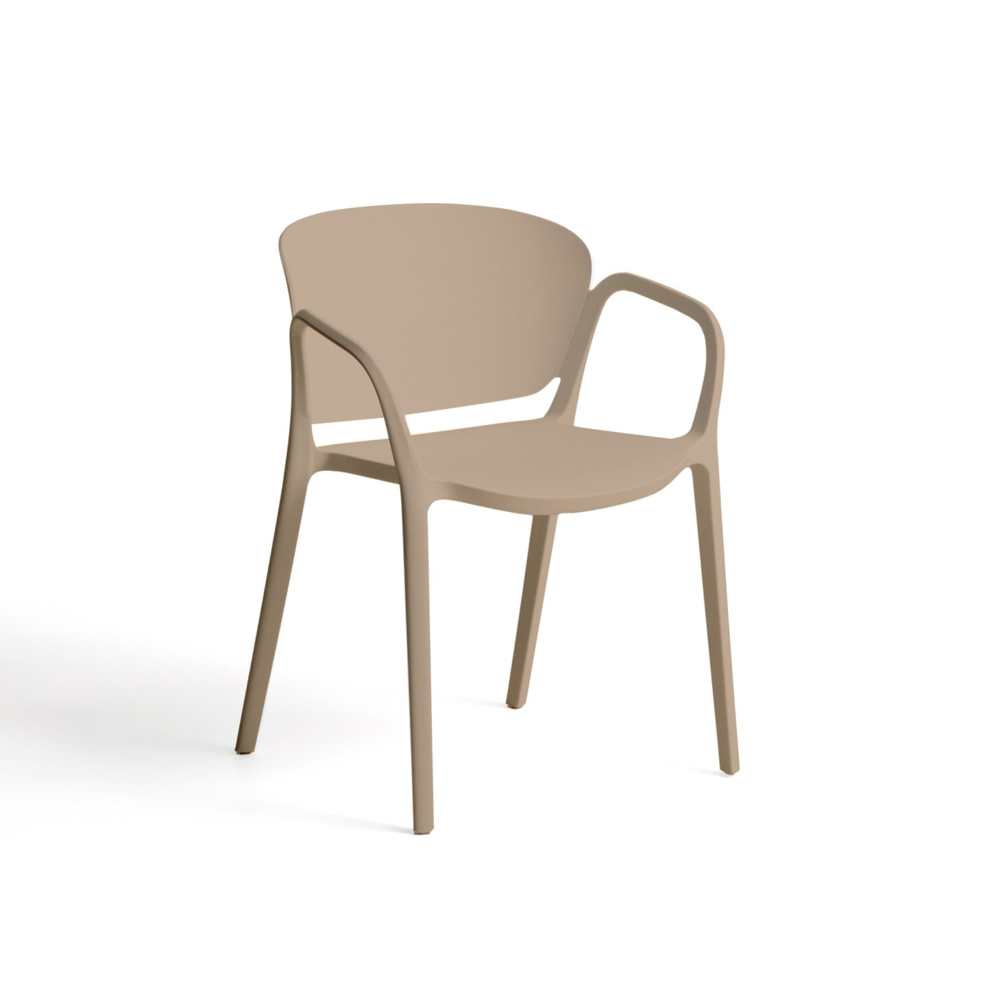 Kave Home Tuinstoel 'Ania' Kunststof, kleur Beige